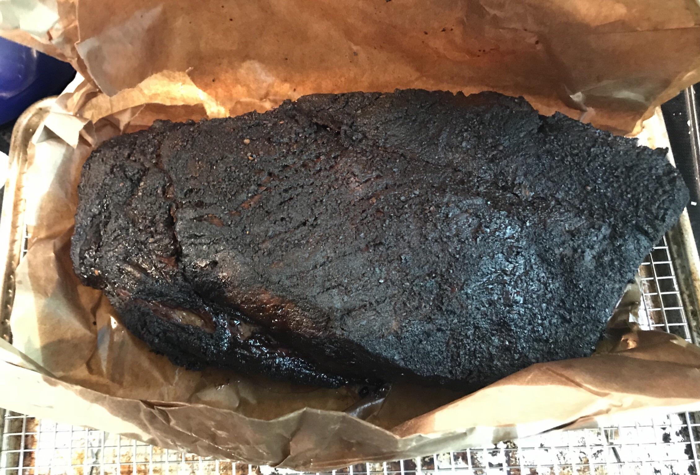 First packer brisket on Kamado! r/BBQ