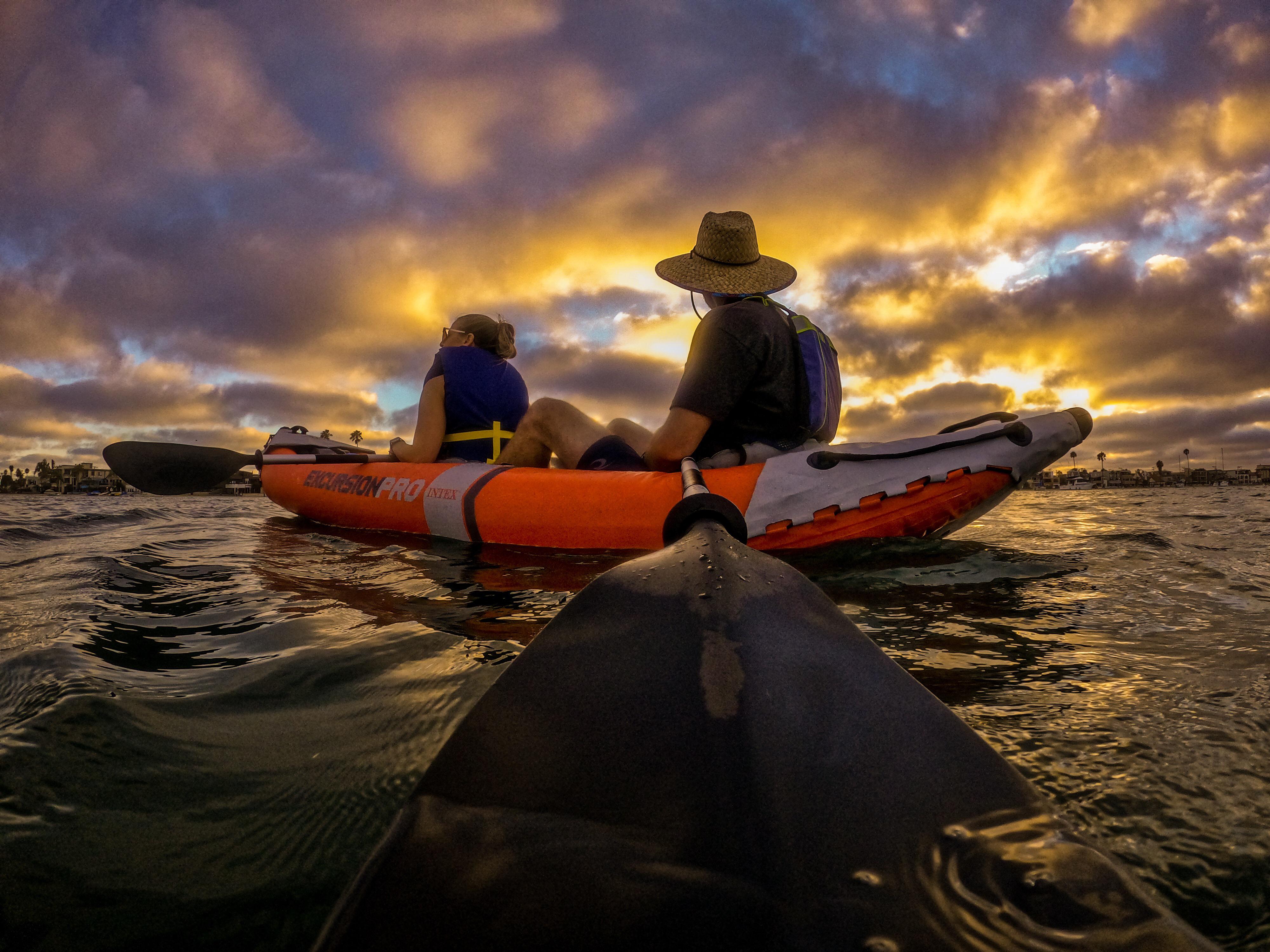 Kayaking at Sunset r/gopro