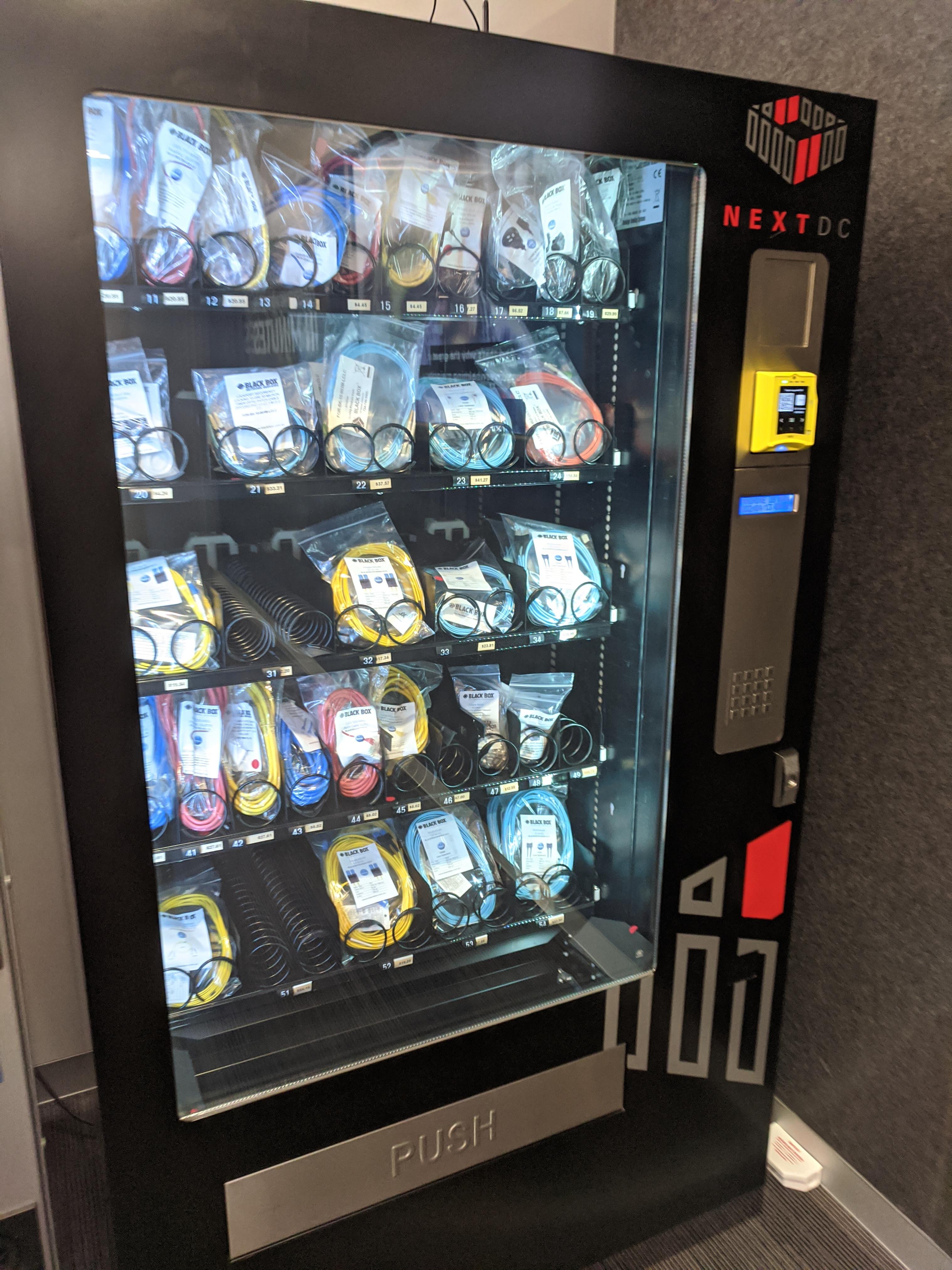 this job site has a vending machine just for cables. r/mildlyinteresting