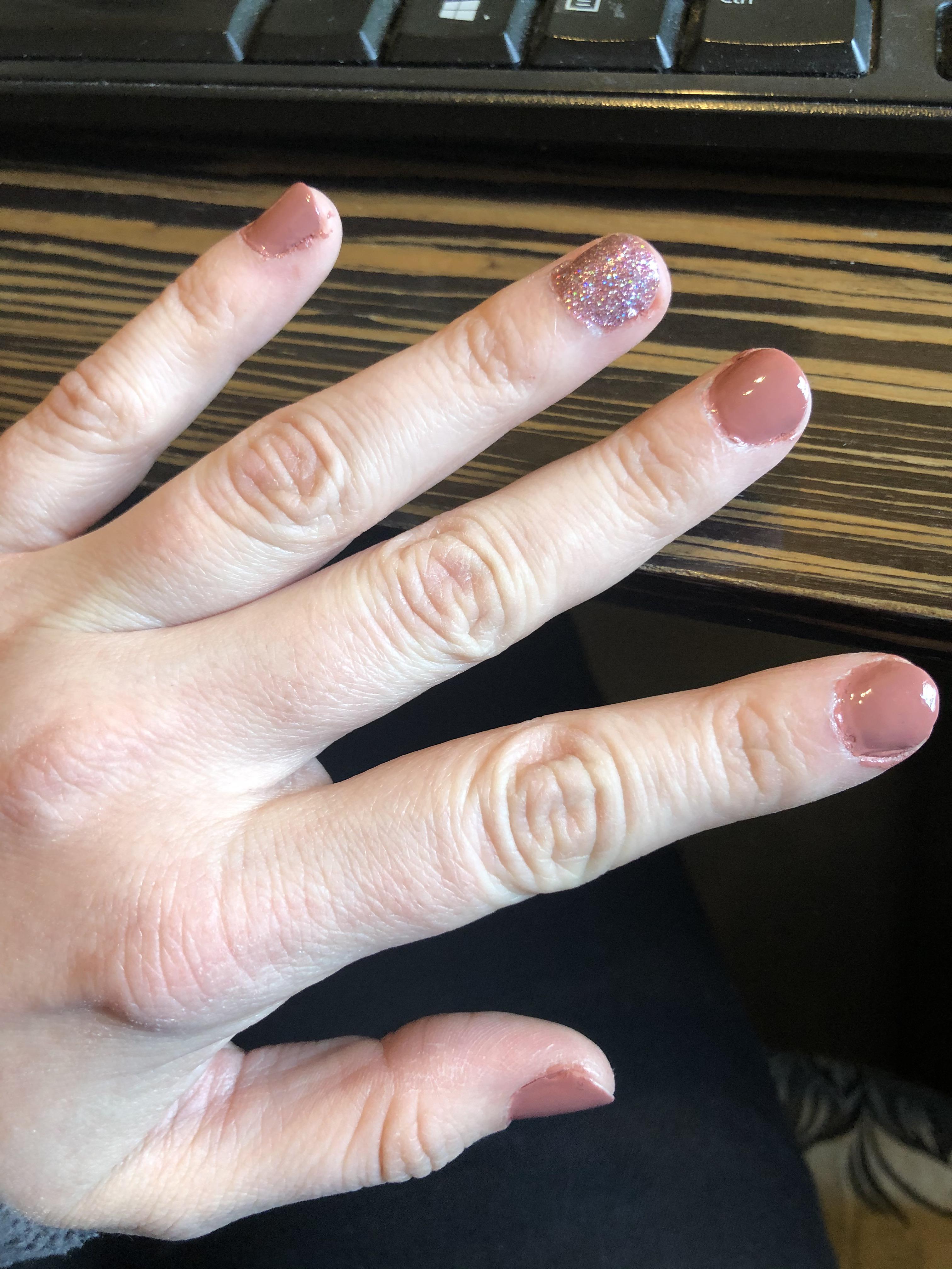Here are my bday, valentines, and possible proposal nails. Haha any