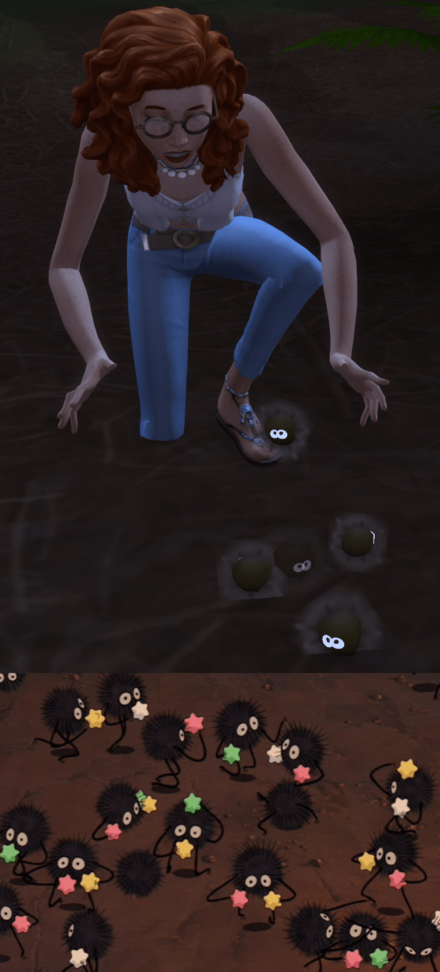 Spirited Away reference in The Sims Dust Spirits! r/thesims