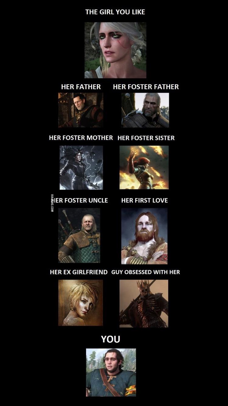Ciri and Skjall never stood a chance witcher