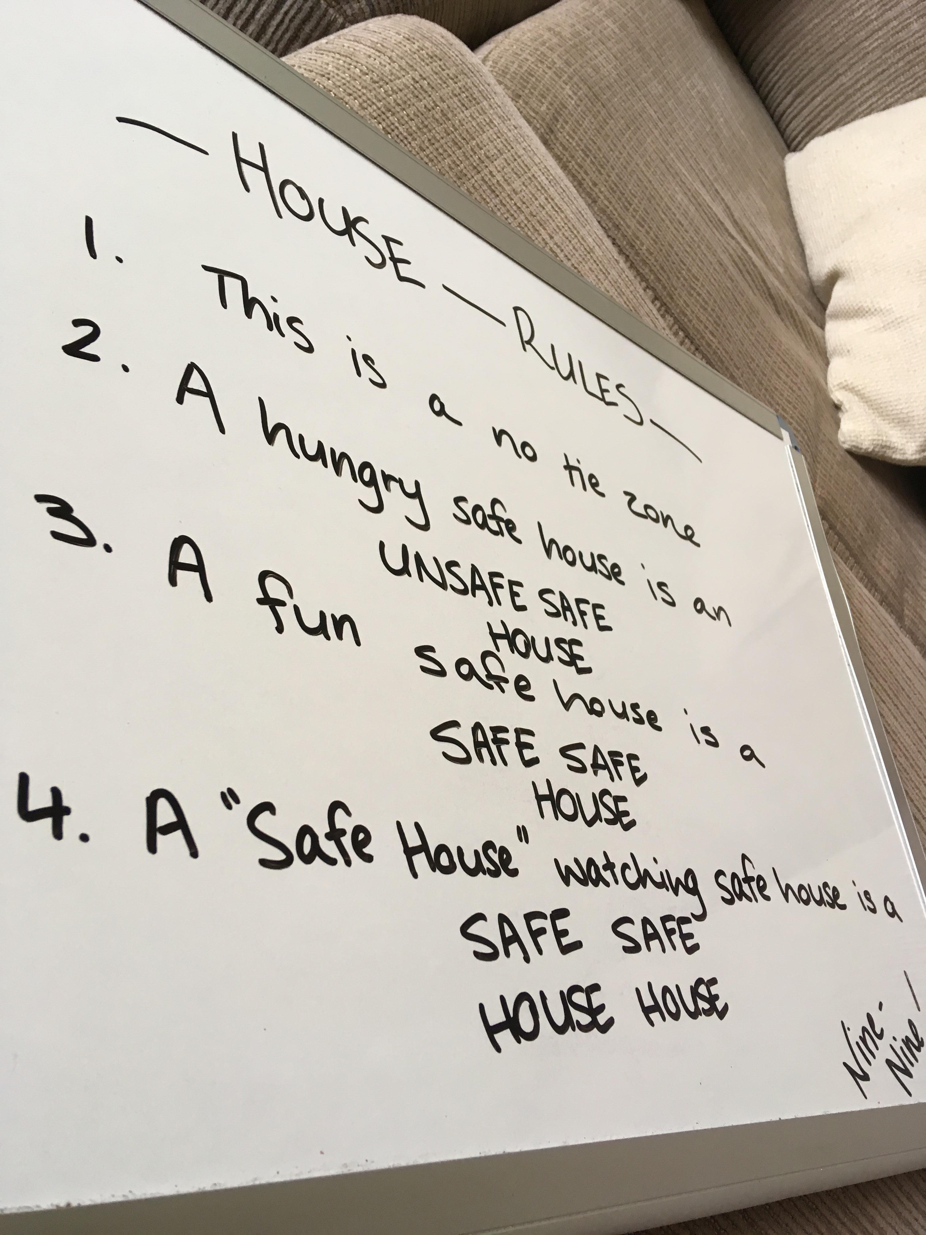 Me and my ninenine loving roommates just moved into our new house and