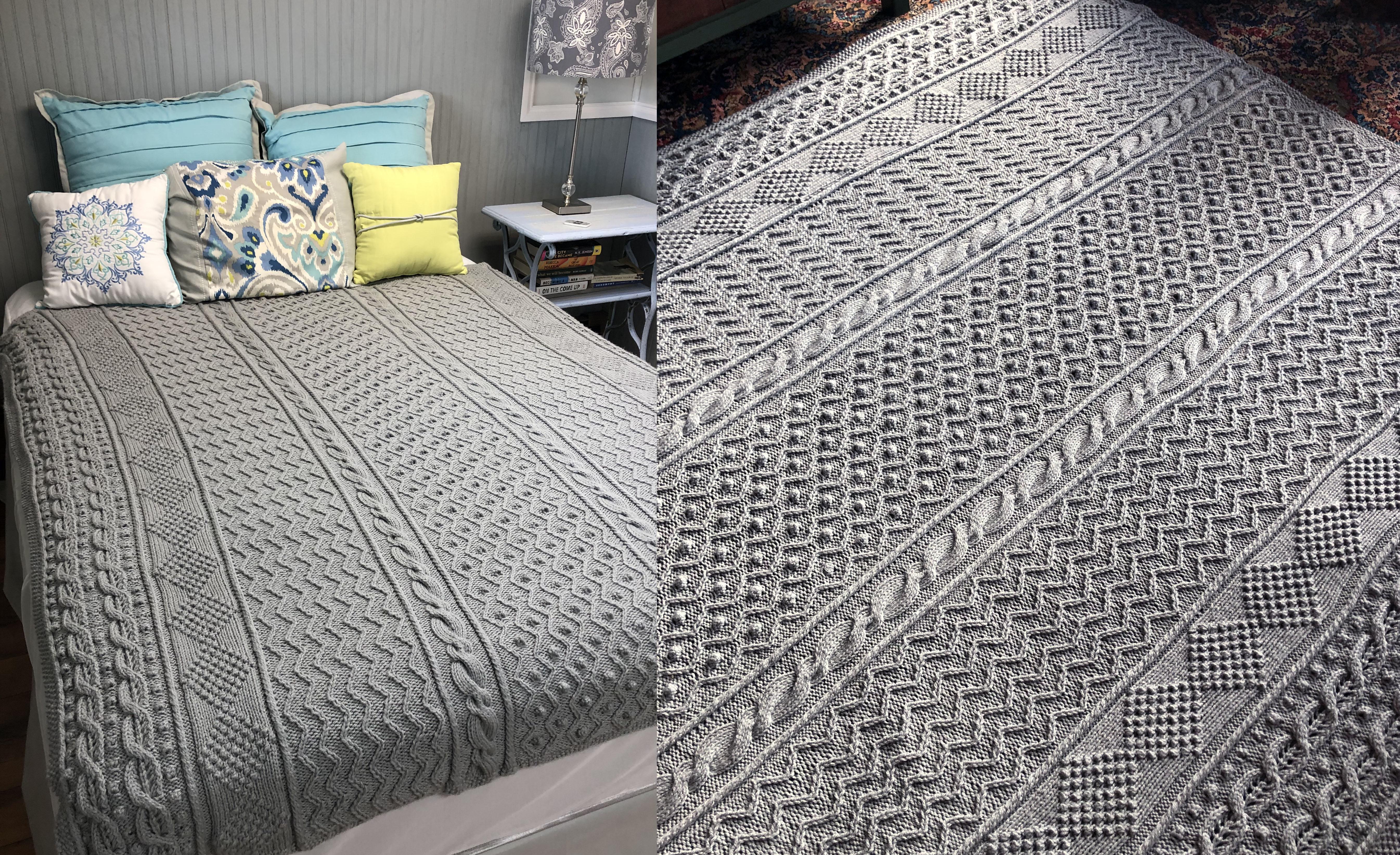 Quarantine blanket completed! Excited for how it turned out r/knitting