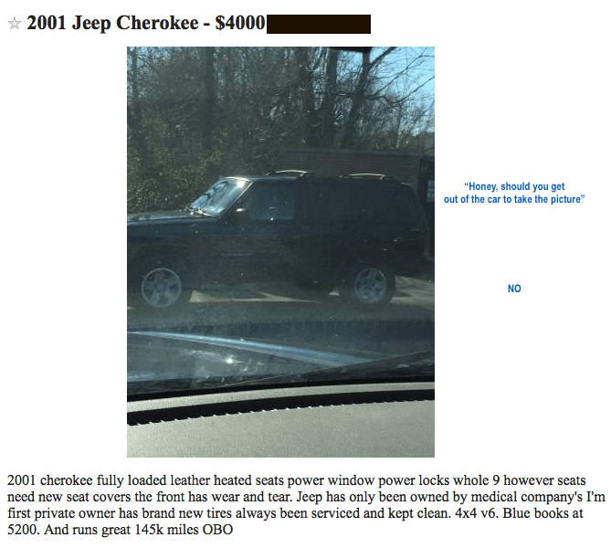 Not sure if a scam add or just lazy : r/bestofcraigslist
