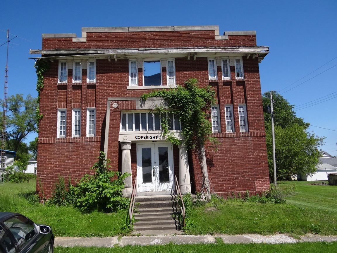 Tower Hill, Illinois Masonic Lodge Built sometime after 1914 (maybe