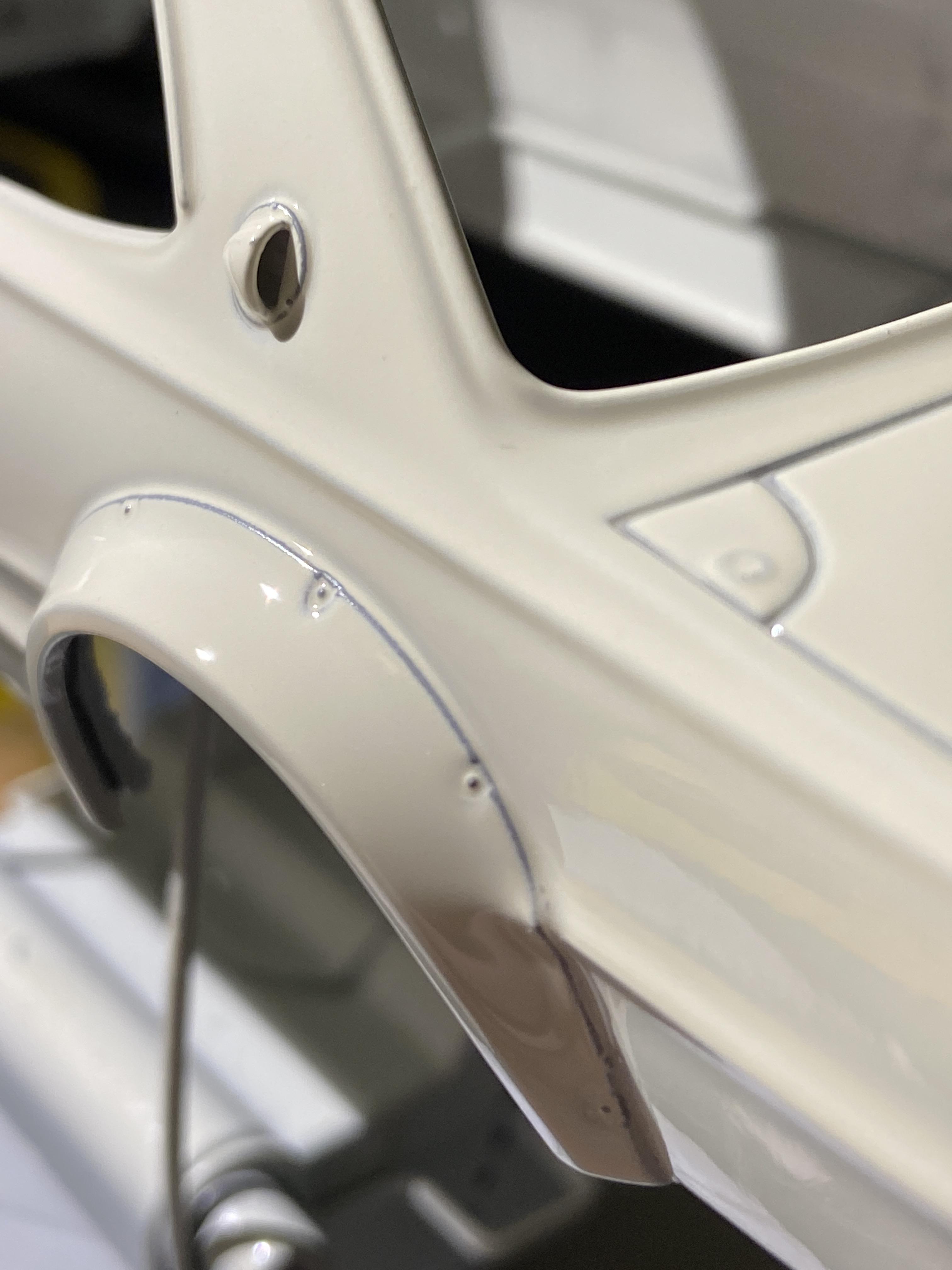 anybody know what causes the paint to come off the edges? sometimes it