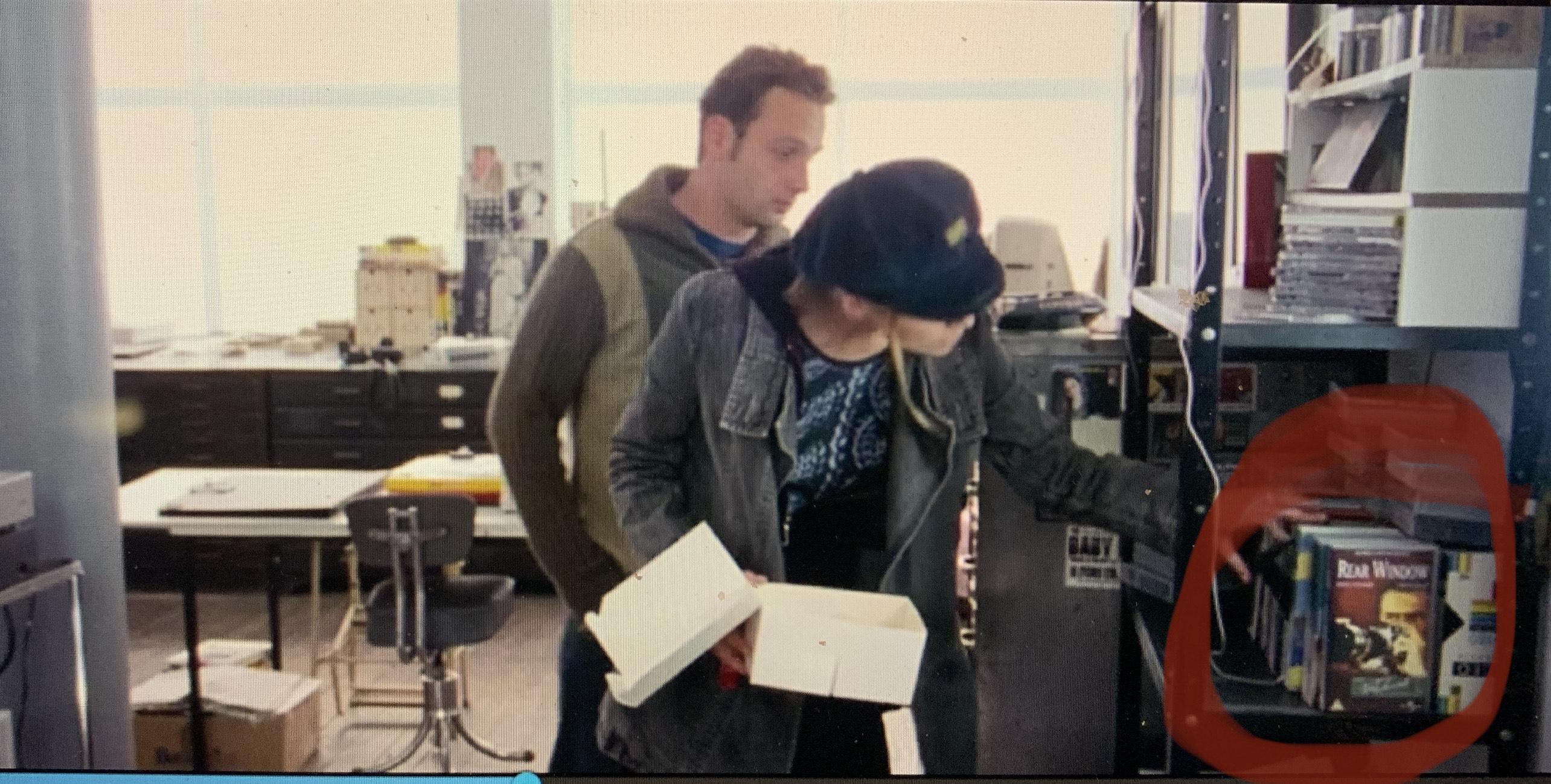 In "Love, Actually"(2003) Juliet finds the wedding video Mark shot on a