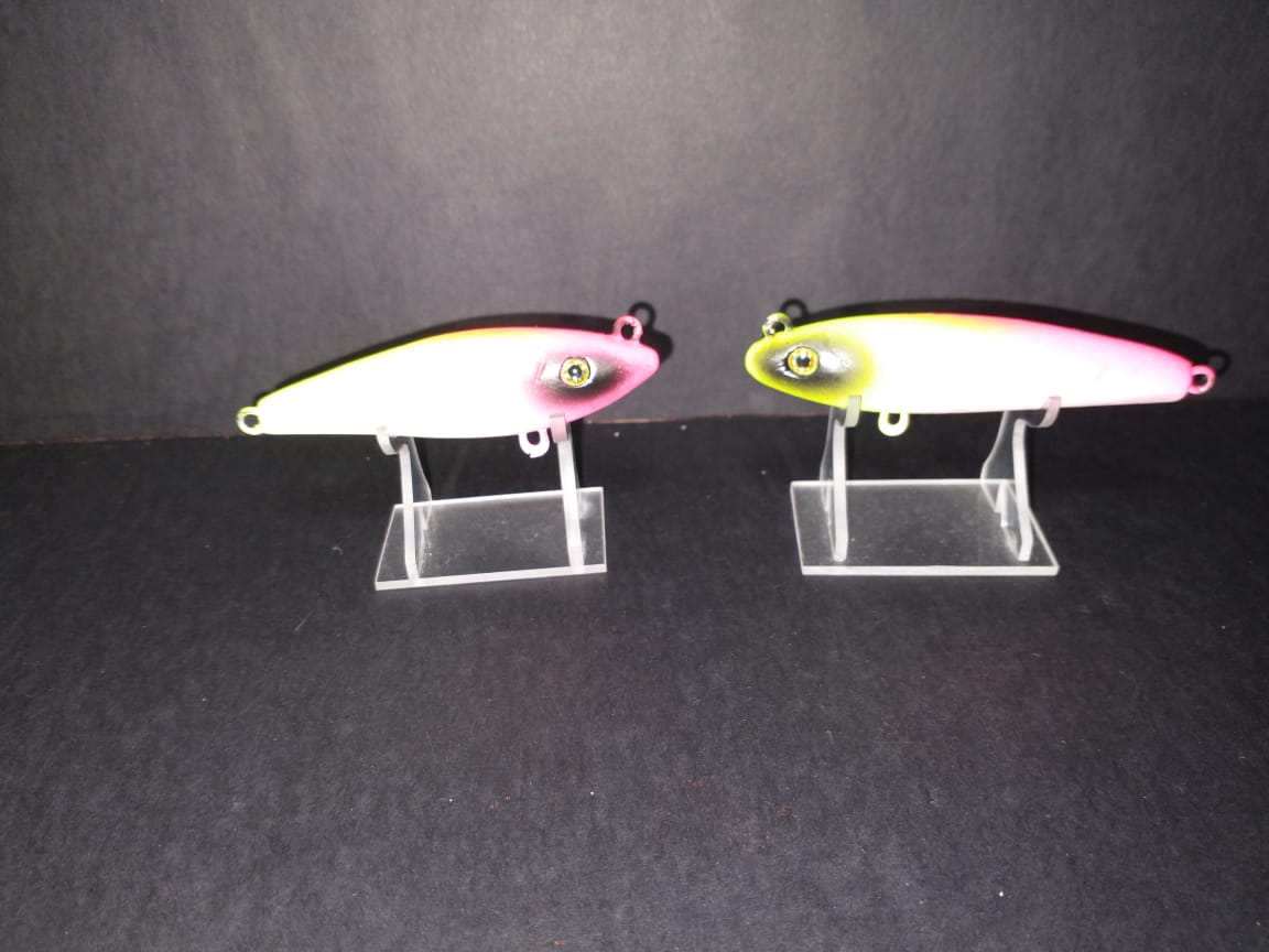 Two custommade twitch baits I ordered from the best brazilian