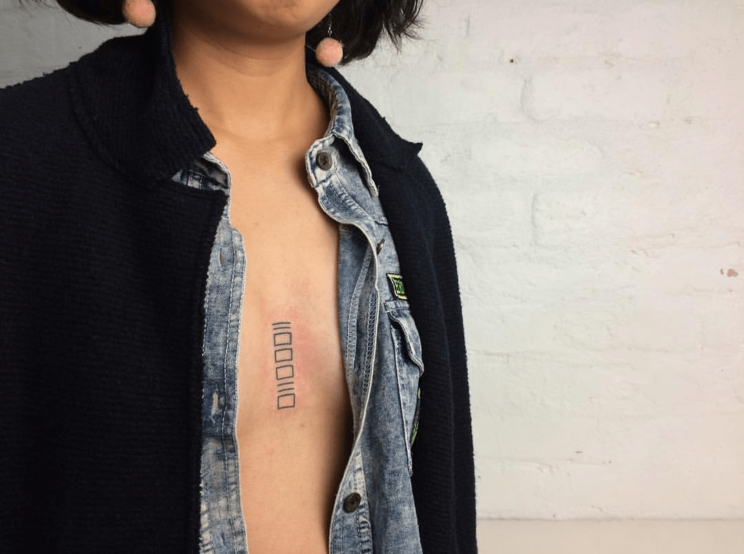 Tattoo of HYYH logo bangtan