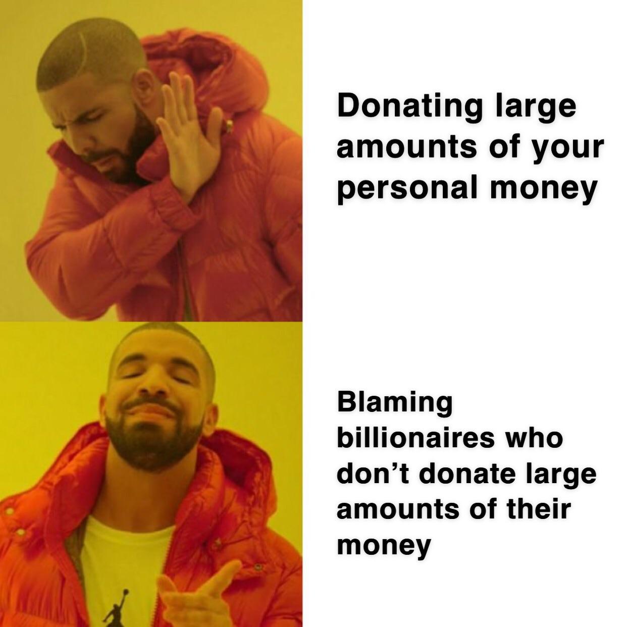 As a Libertarian, why don't poor people just donate more