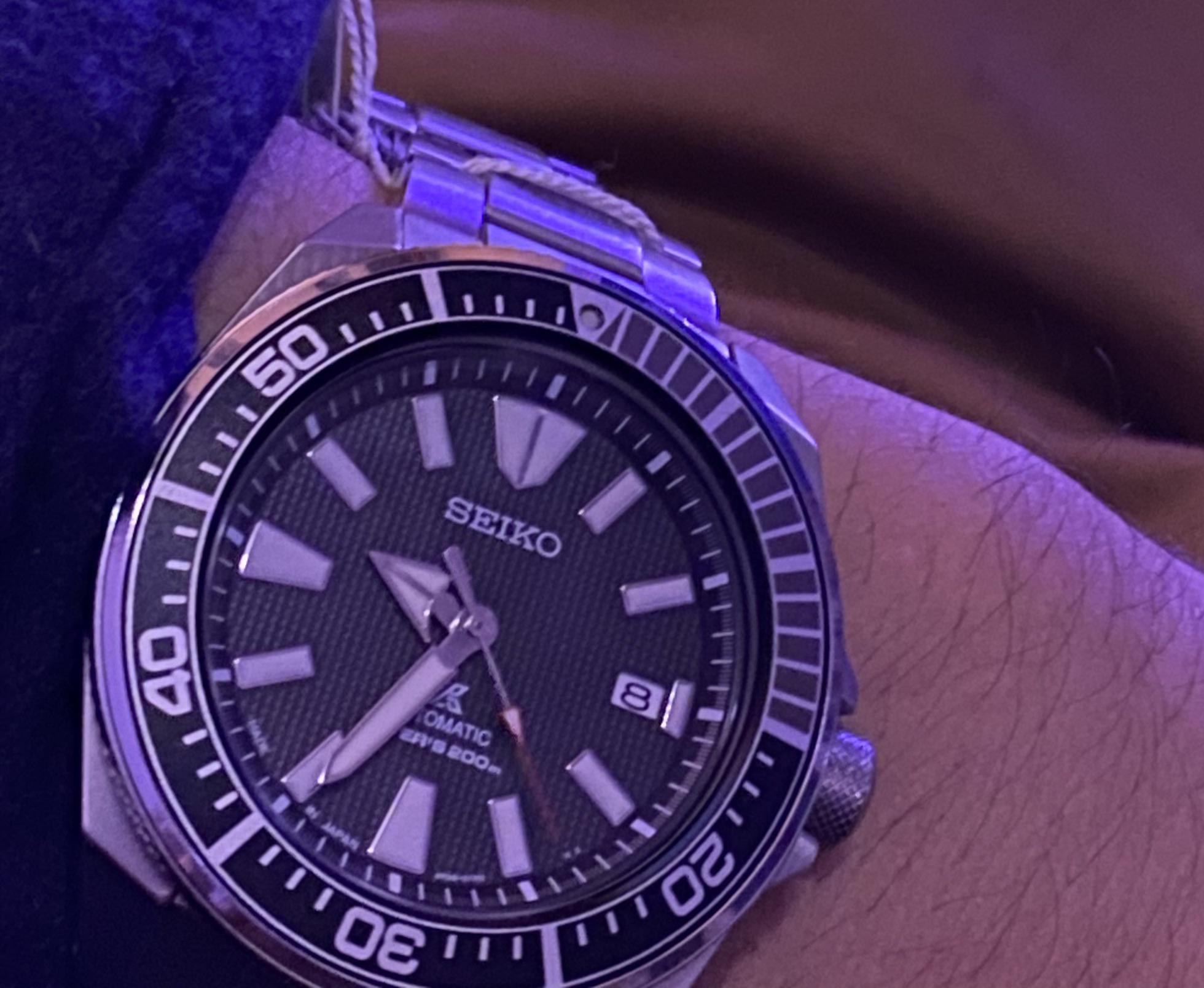 First nice watch [SRPE03]! Question what is up with big box stores not