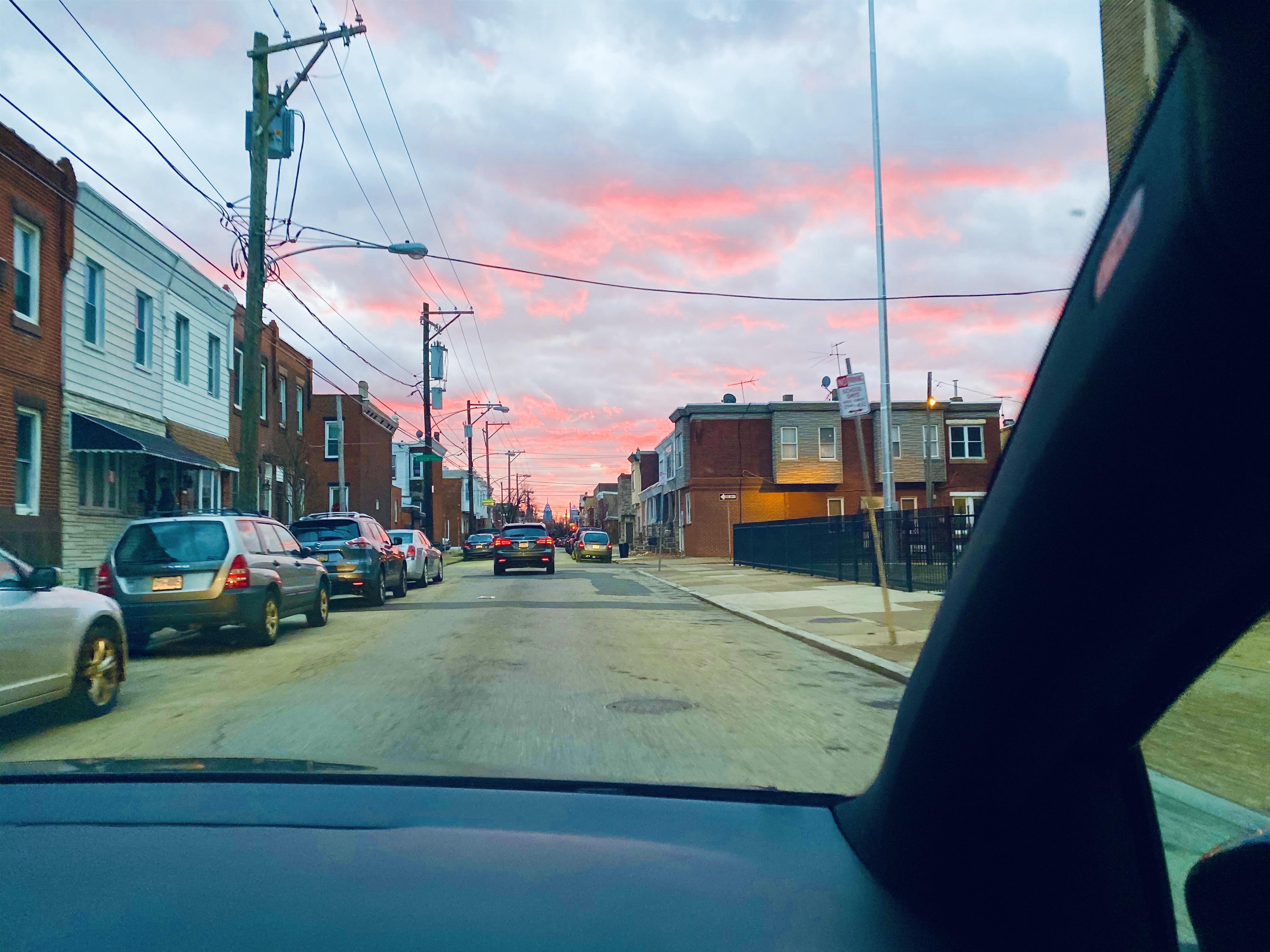 Port Richmond at sunset yesterday r/philadelphia