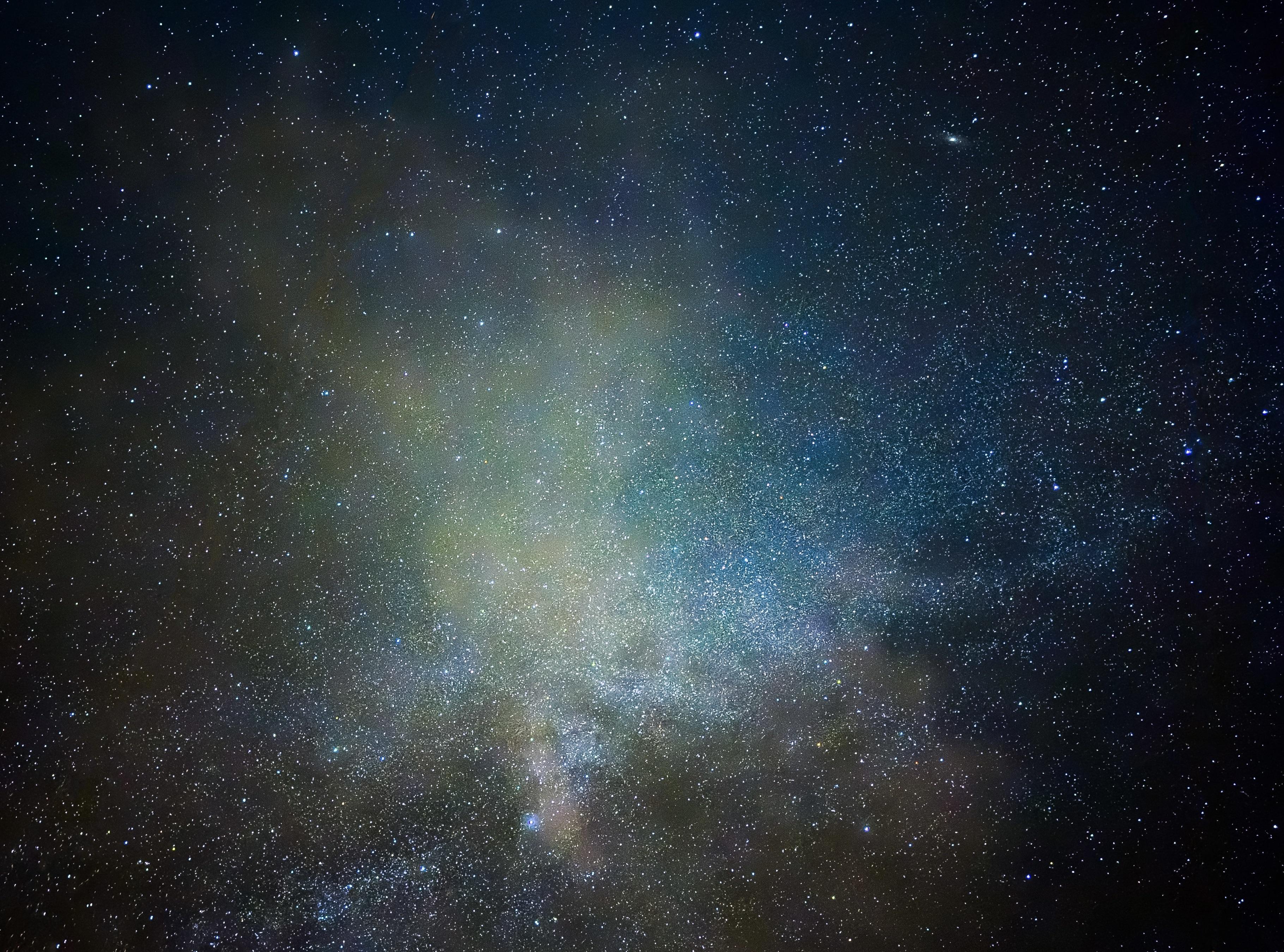 Night sky and Andromeda with iPhone 15 Pro Max r/astrophotography