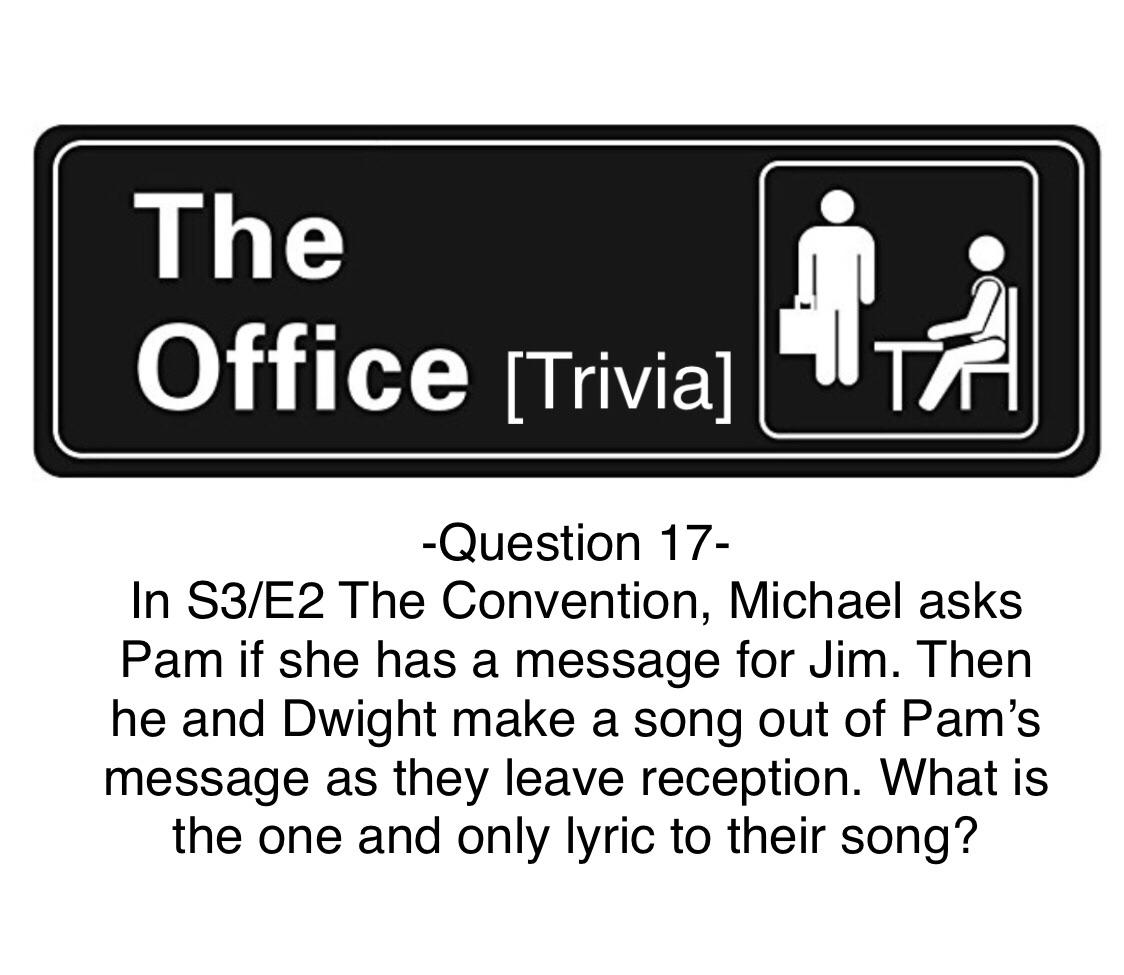 Office Trivia 17 r/DunderMifflin