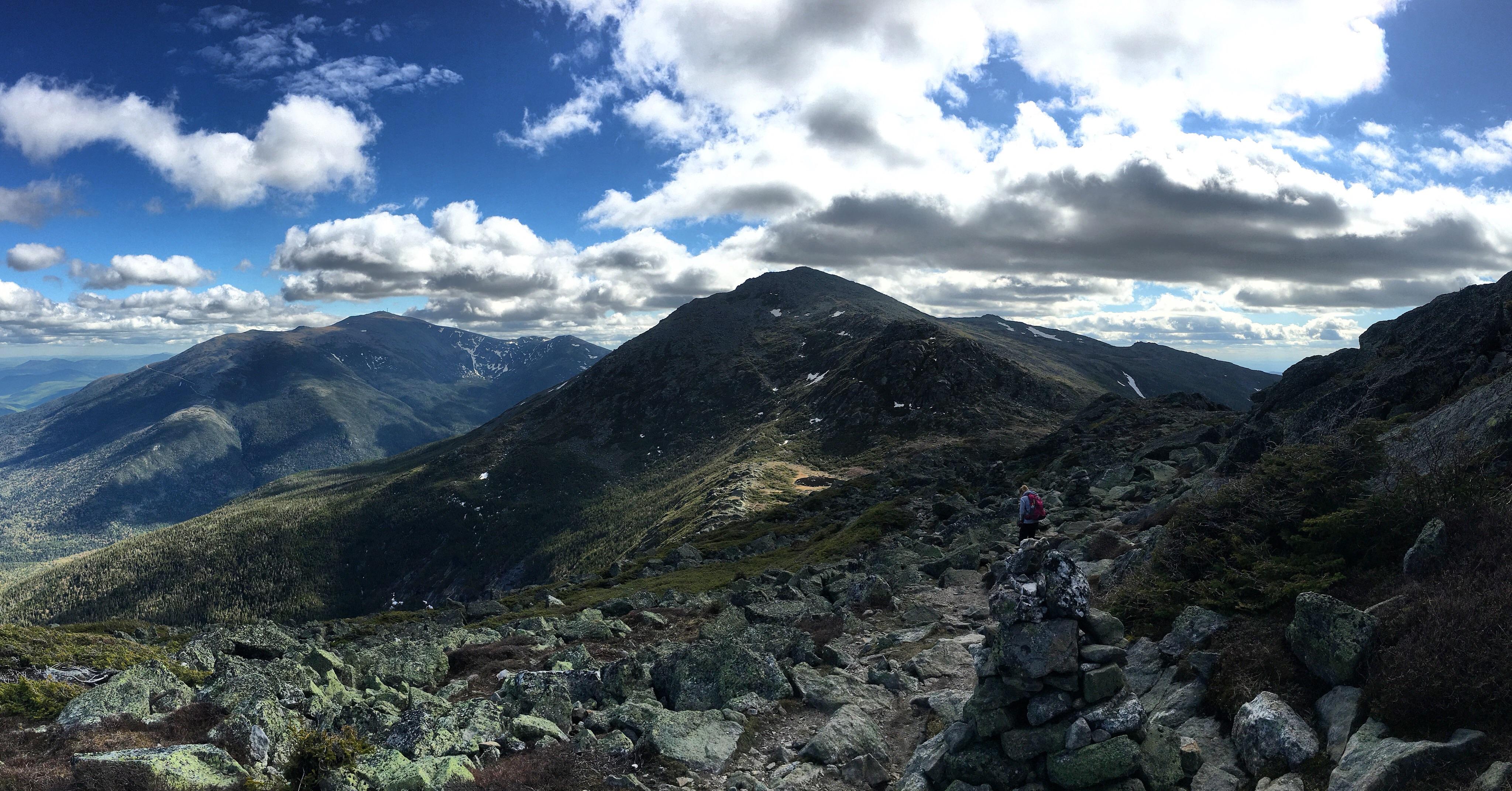 Mount Washington (left), Mount Adams (center) from Mount Madison, New