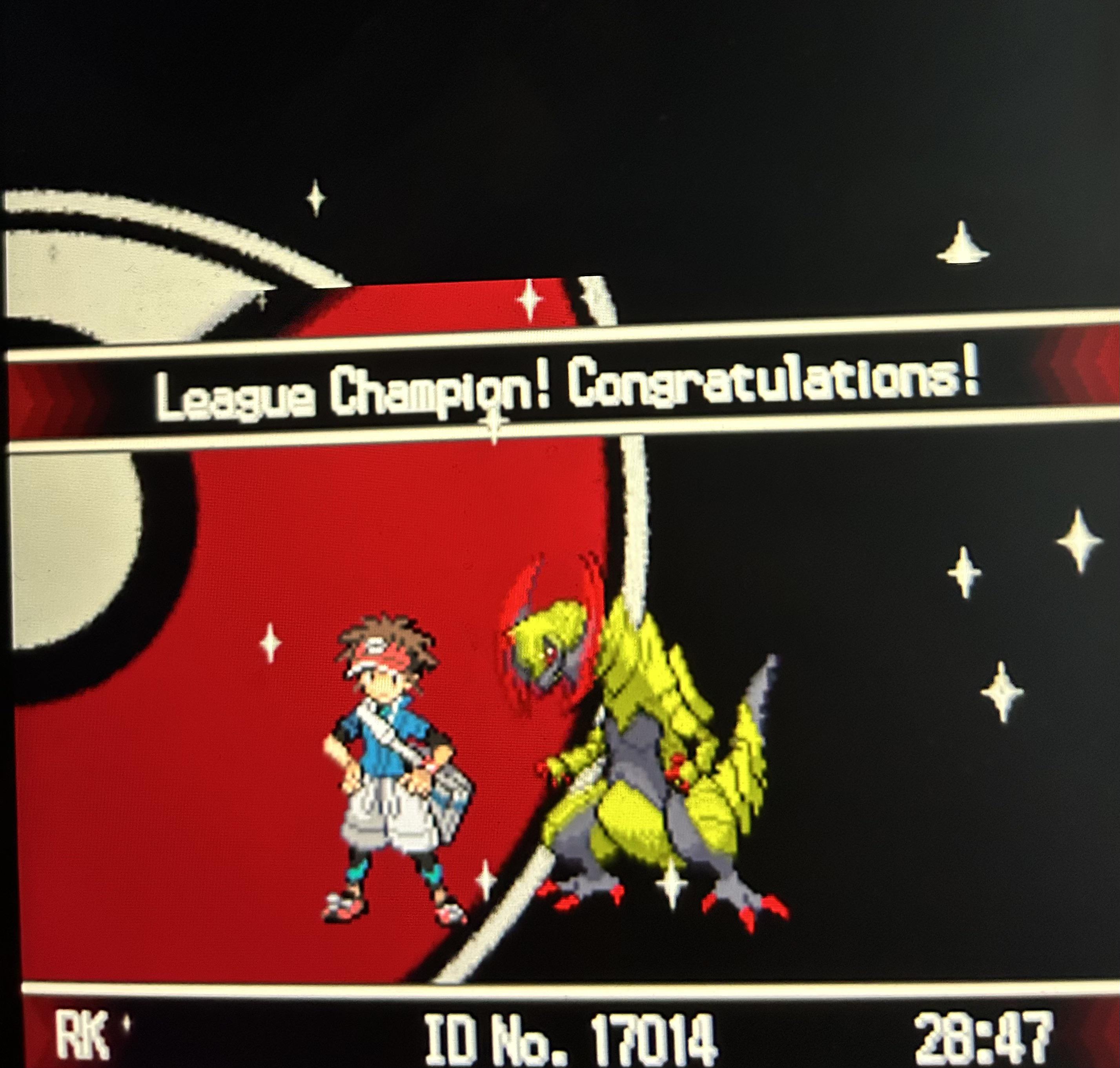 Completed Pokémon white 2 r/nuzlocke
