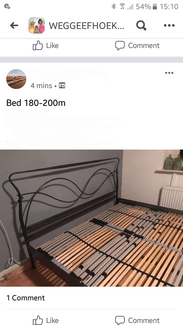 Somebody trying to sell a bed in which fit a few thousand people. r