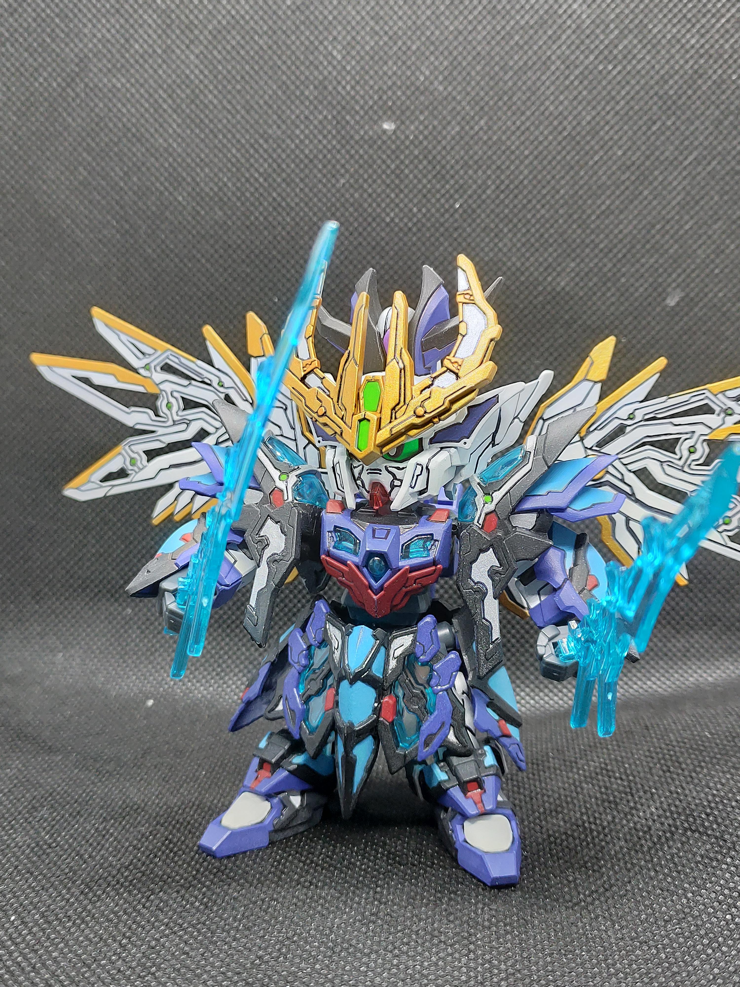 SD Cao Cao Wing Gundam. 43 hours worth of hand painting with Citadel