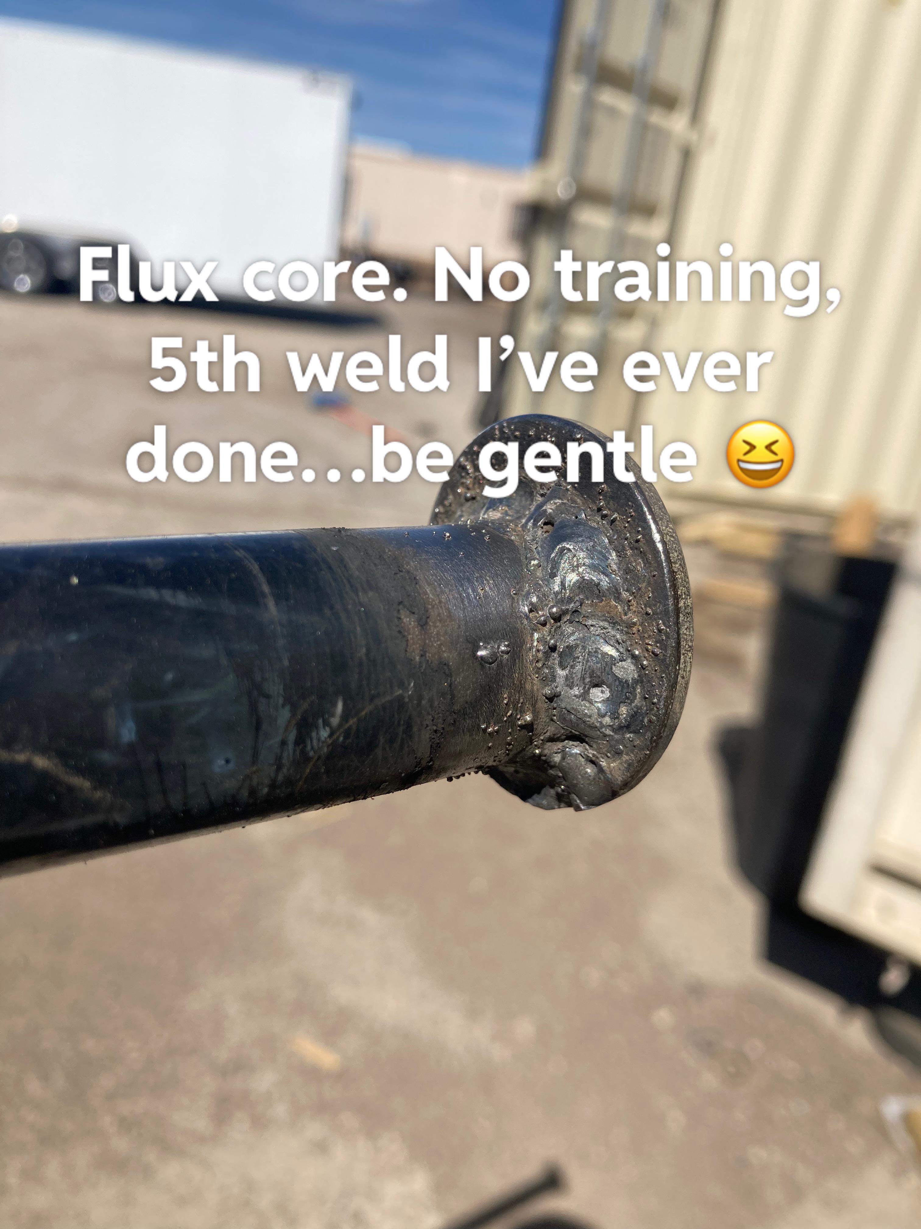 Just felt left out, wanted to burn some metal r/Welding