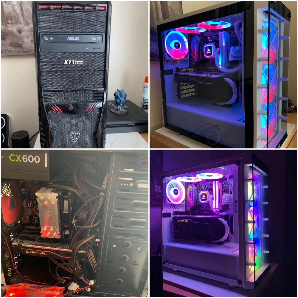 Before and after PC Build Corsair