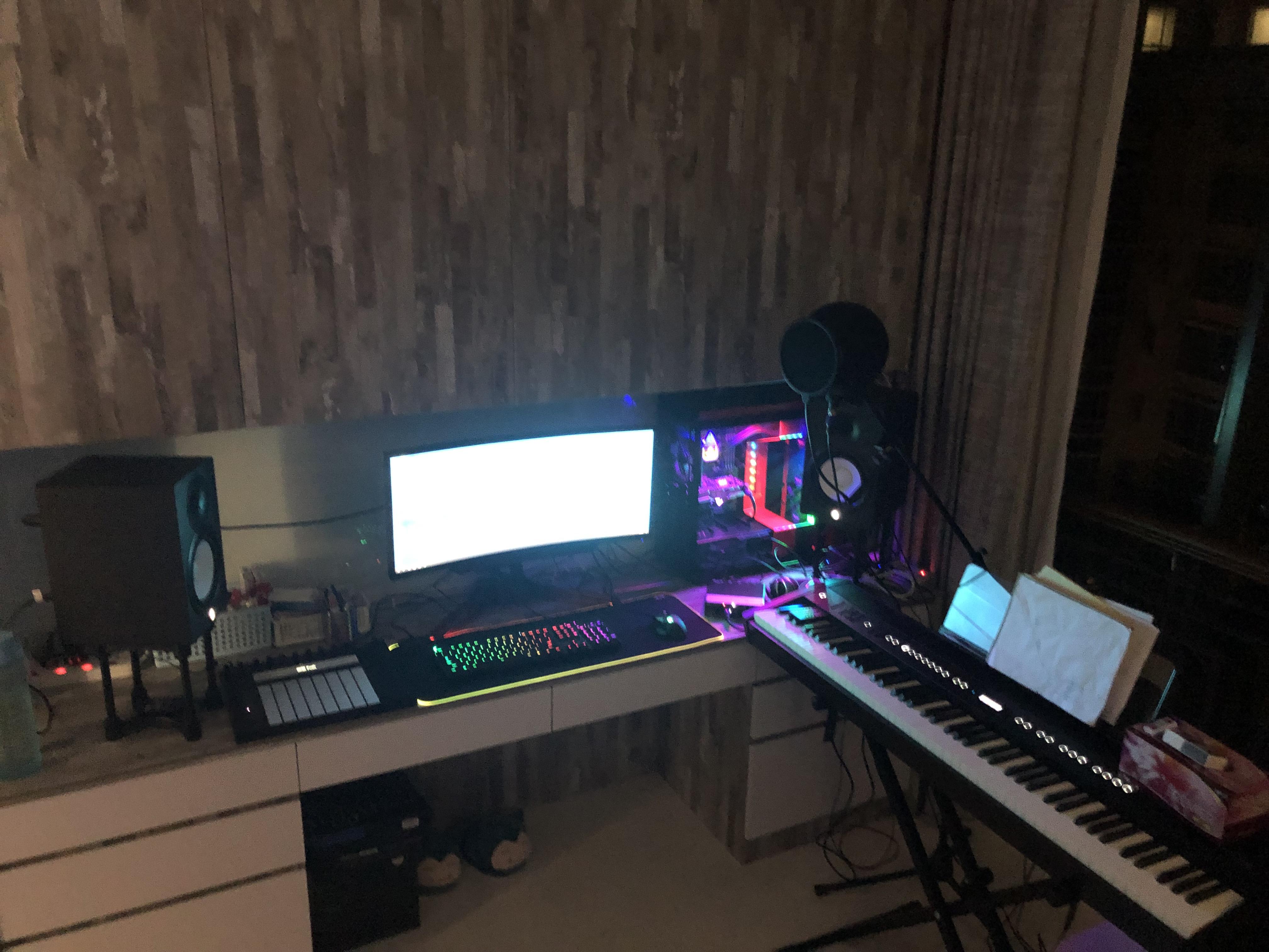 Just built a new pc for music and decided to redo my entire setup. r