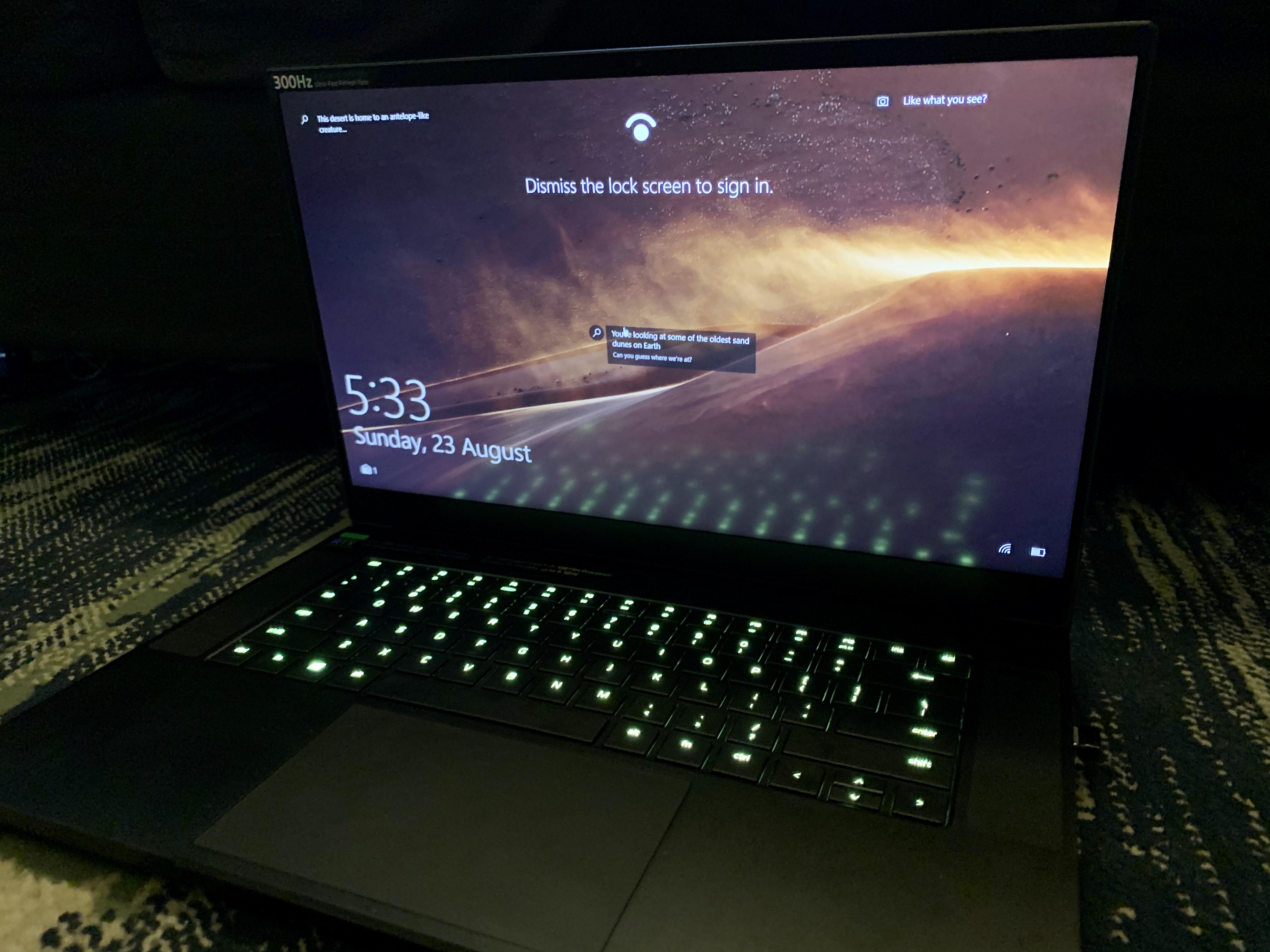 Just got Razer Blade 15 2080Super Max Q. Cant seem to get