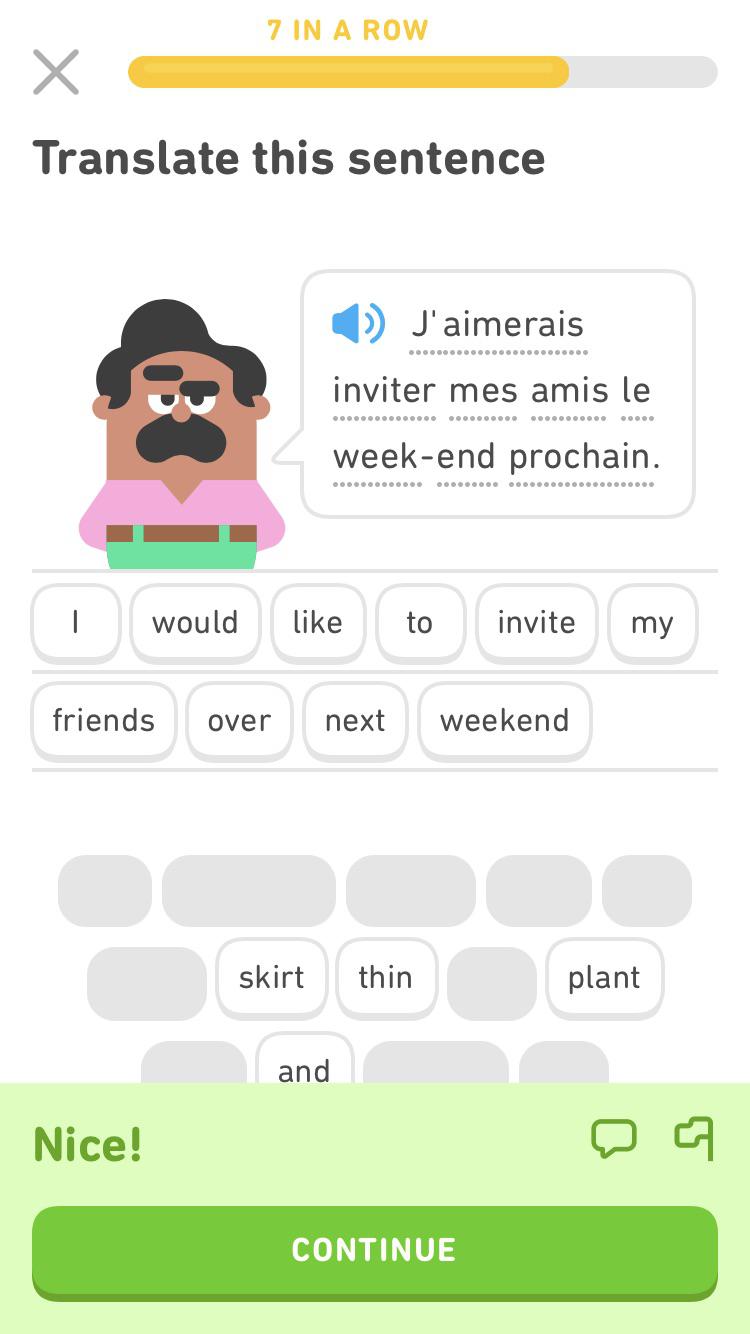 French which word in the French sentence is “over”? Got it right from logic, but it feels like