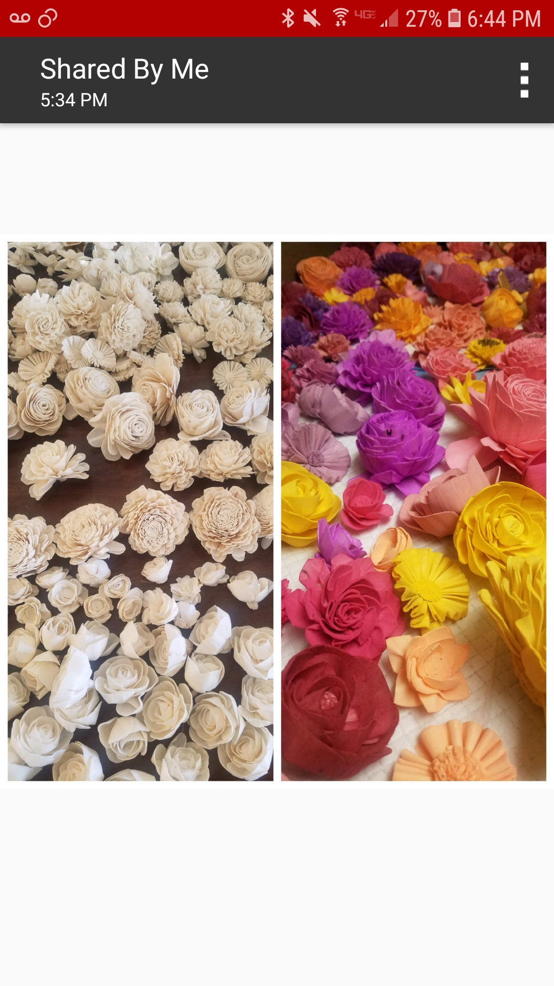 Sola Wood Flowers! I got three mystery packs of 70+each on sale for 20