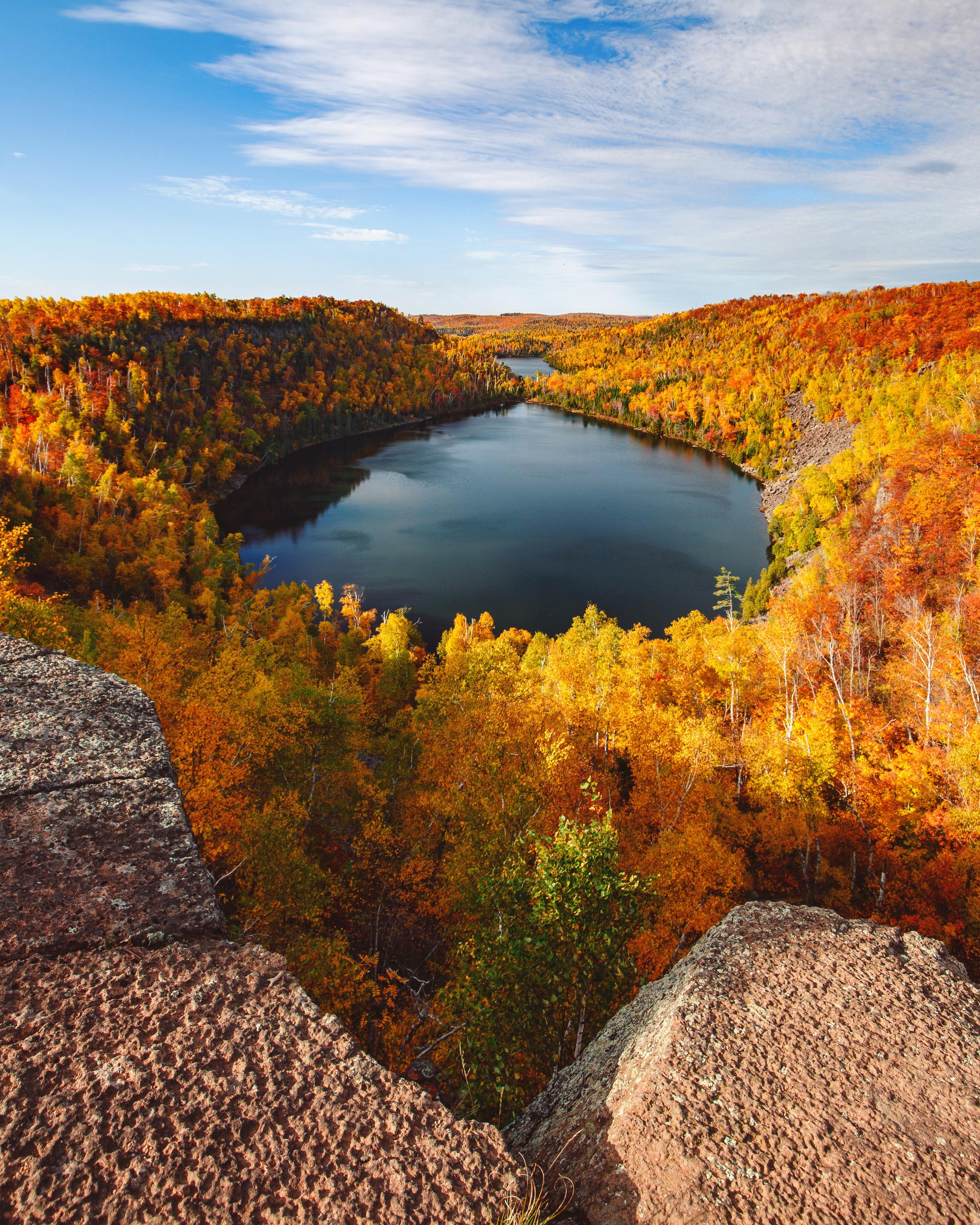 The overlook on Bean/Bear Lake from this past weekend. North Shore, MN