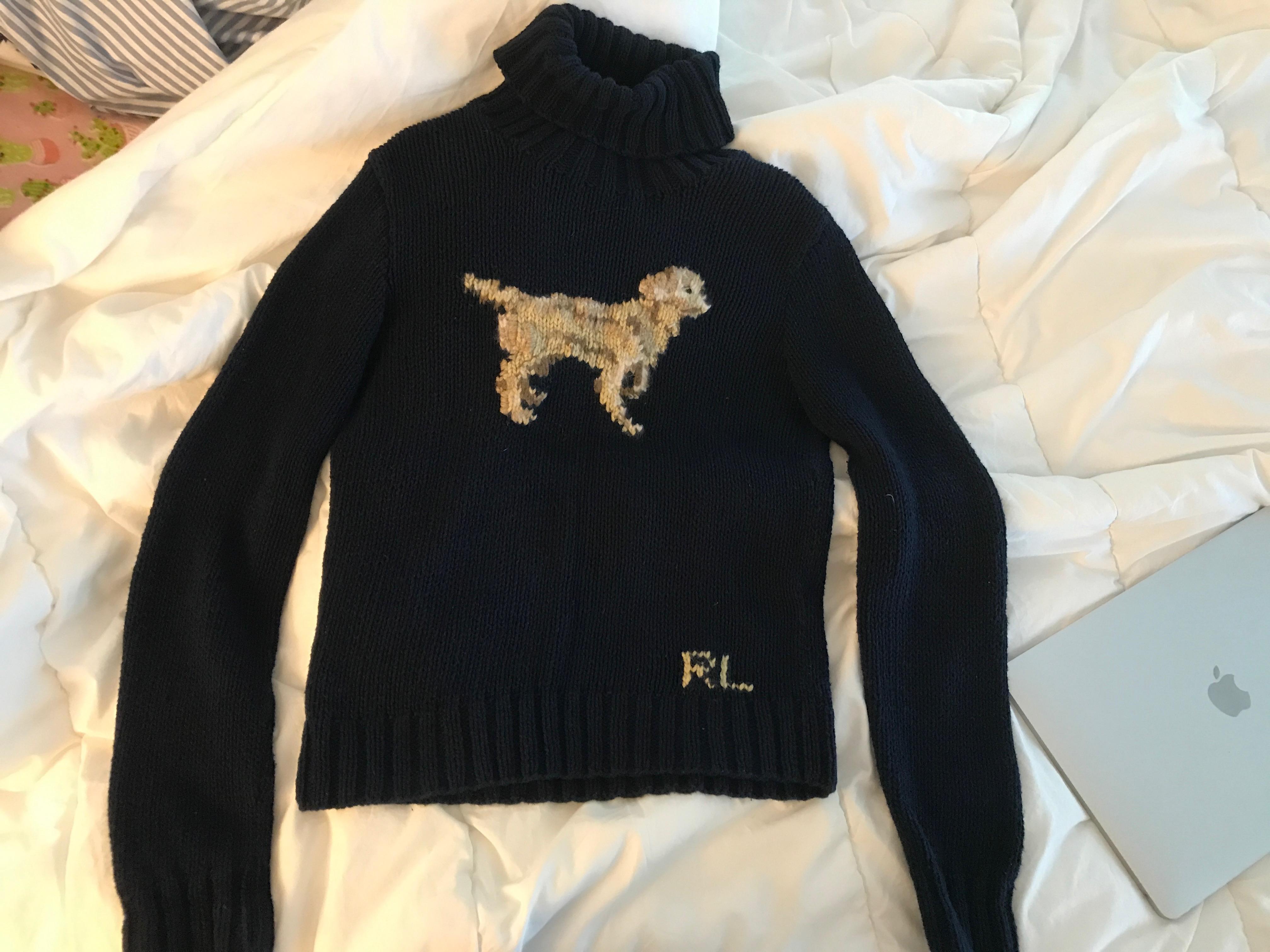 Total 115+ imagen ralph lauren dog sweater women's Abzlocal.mx