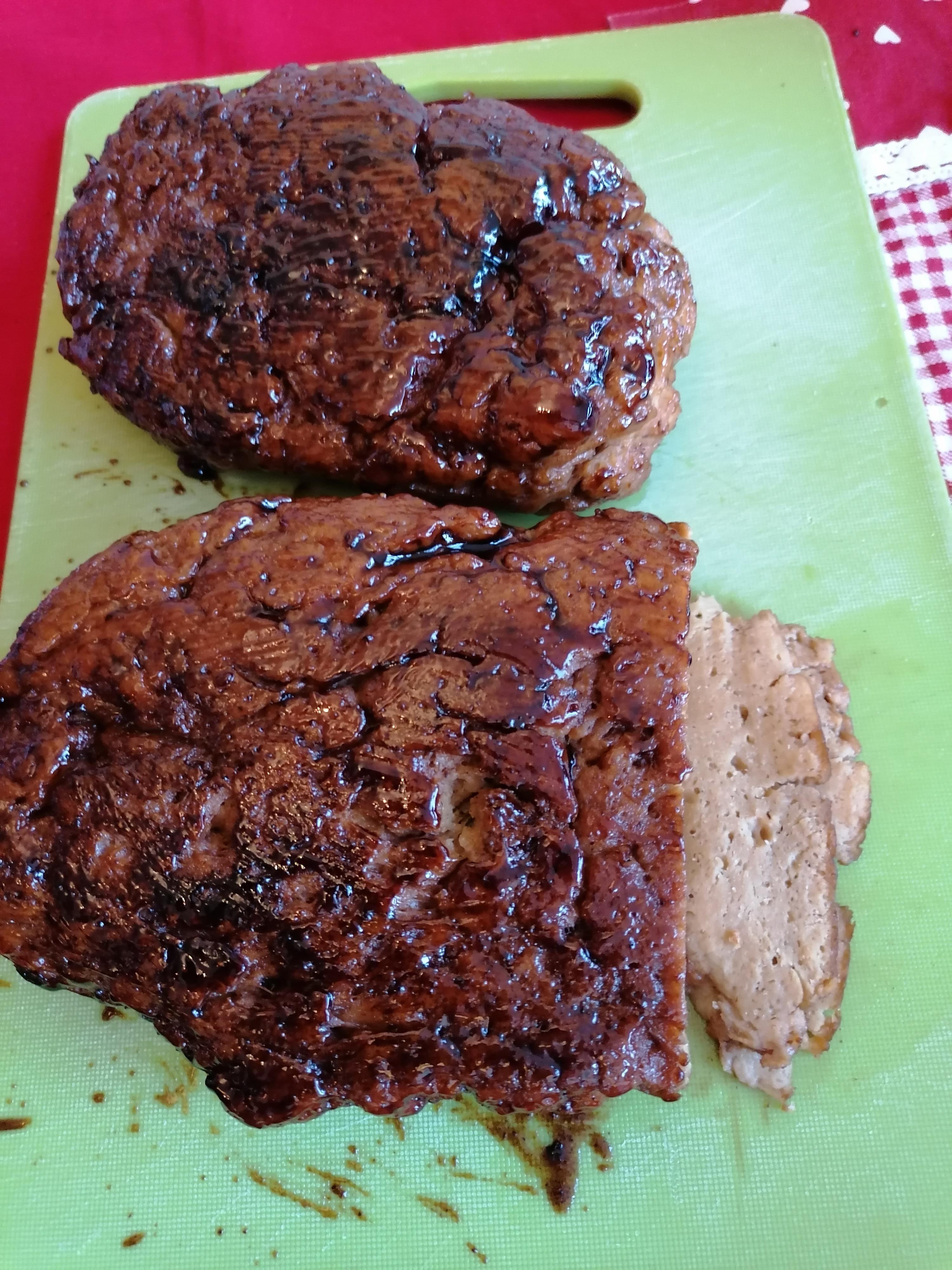 The seitan's ready. Merry christmas! r/vegan