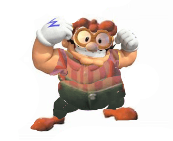 Behold my very cursed Wario edit. Wario