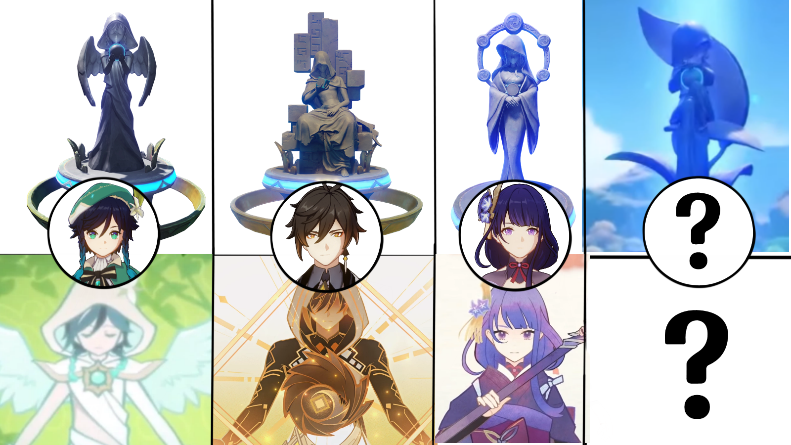 Four of the Statue of the Seven. What do you think Little Lord Kusanali