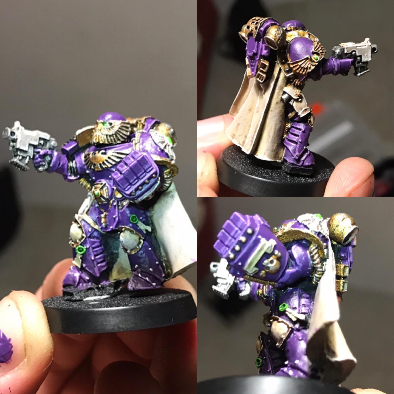 Broke a painting drought with this guy. My Soul Drinkers gain a new