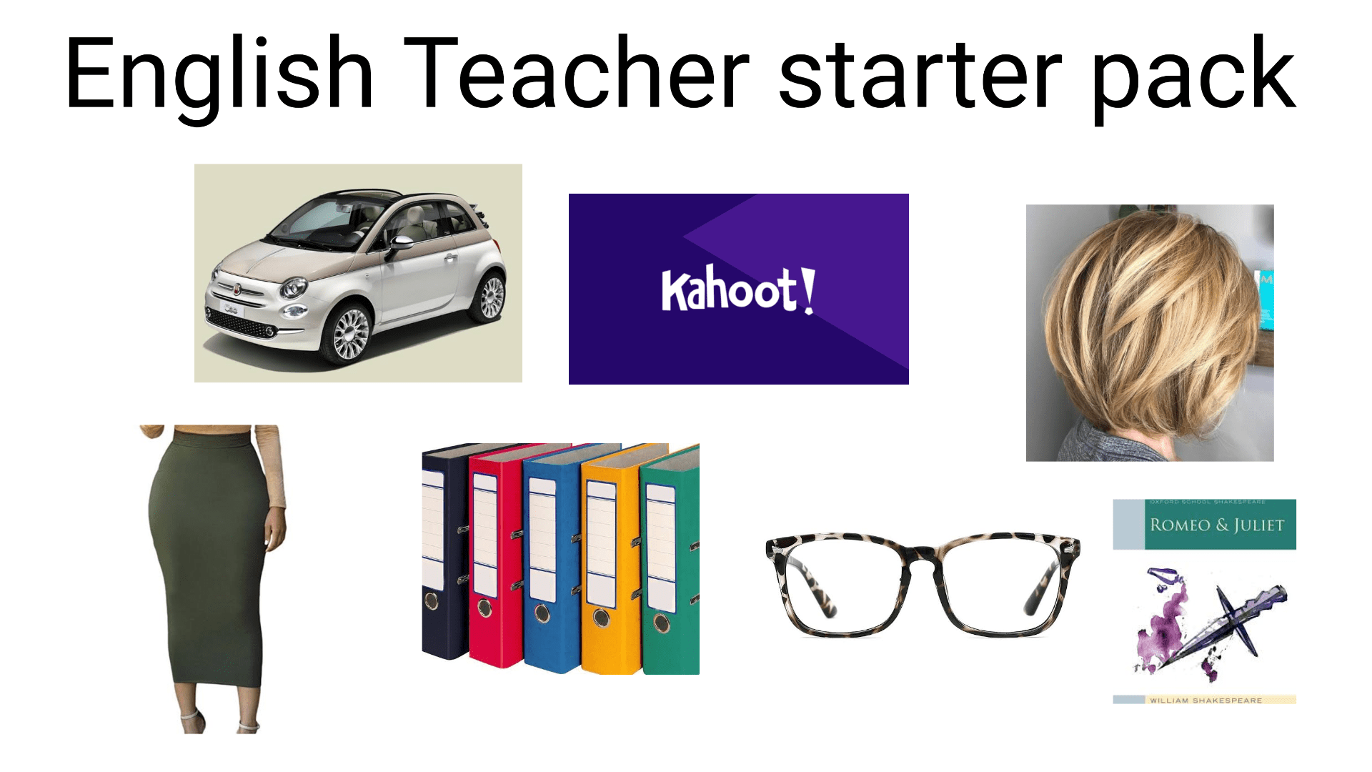 English Teacher starter pack starterpacks