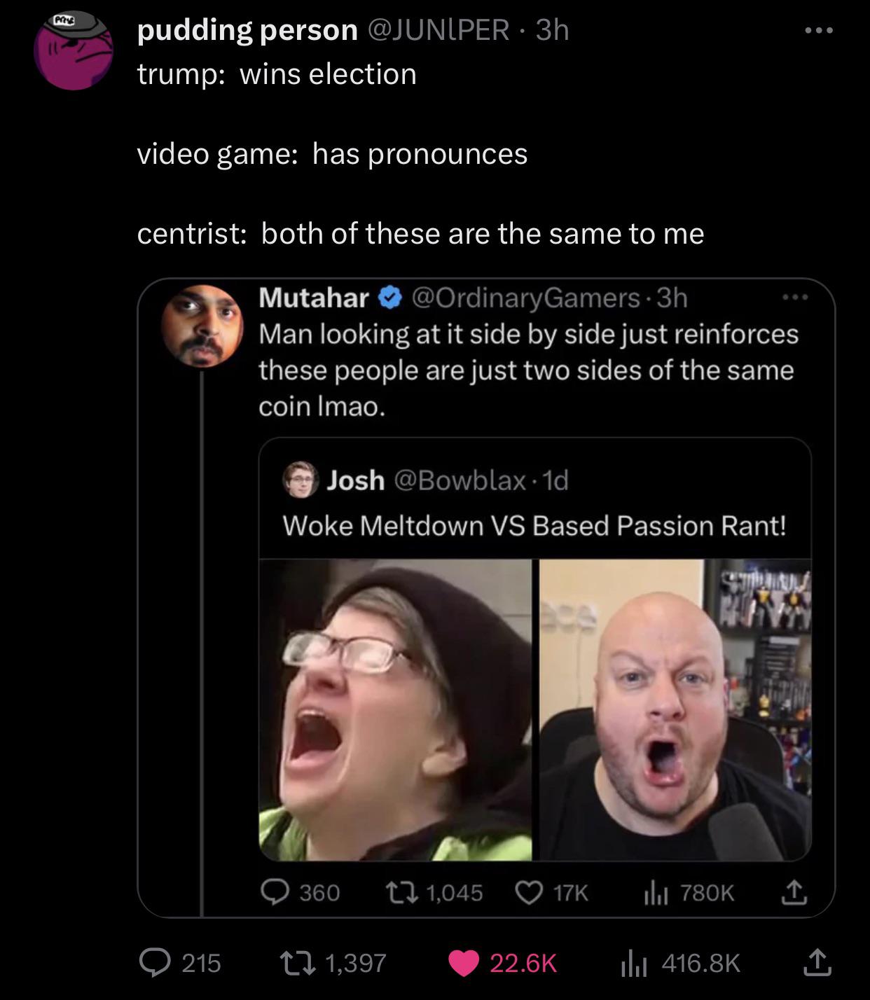 Centrists are just wild… r/Gamingcirclejerk