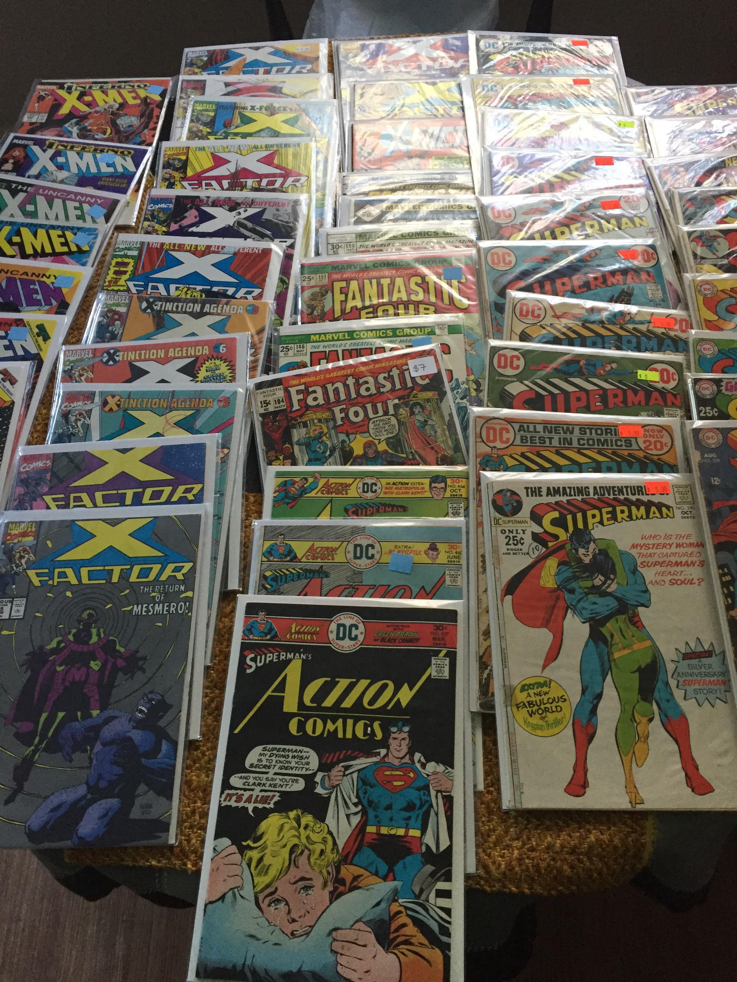 Five dollars bins at comic con