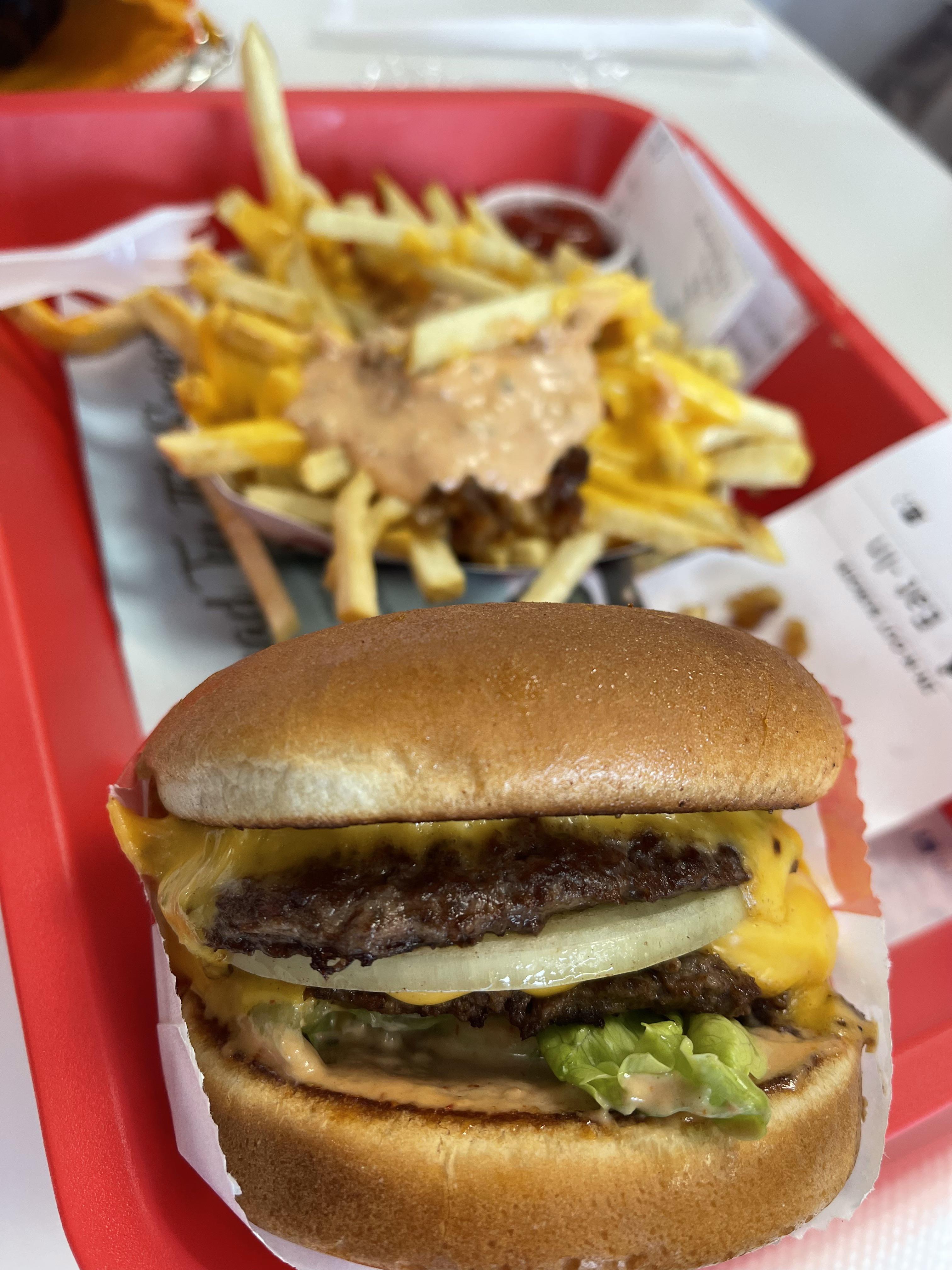 animal style fries with a double double r/burgers