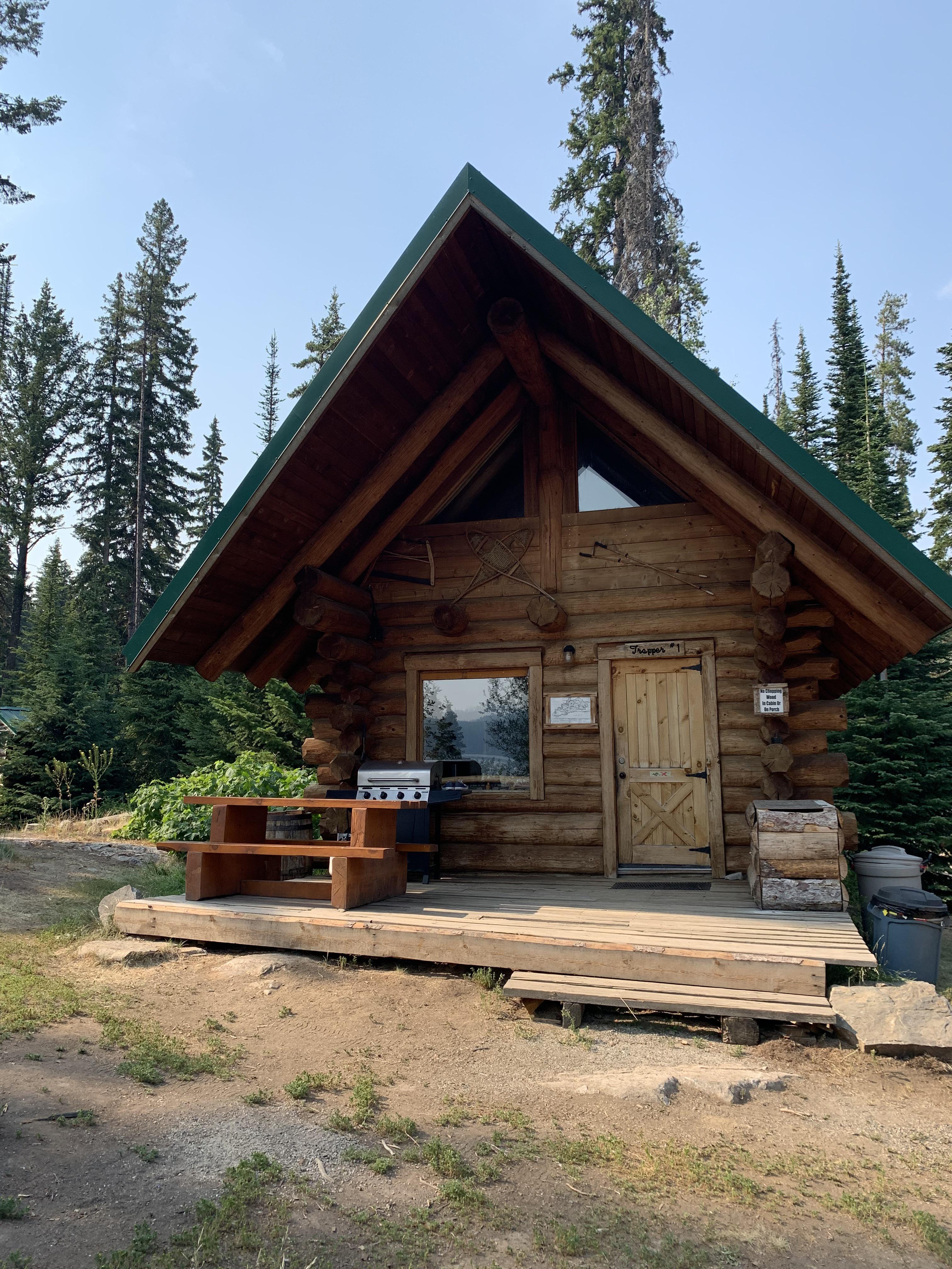 We rented this cabin on Oyama Lake, BC and decided to elope while we