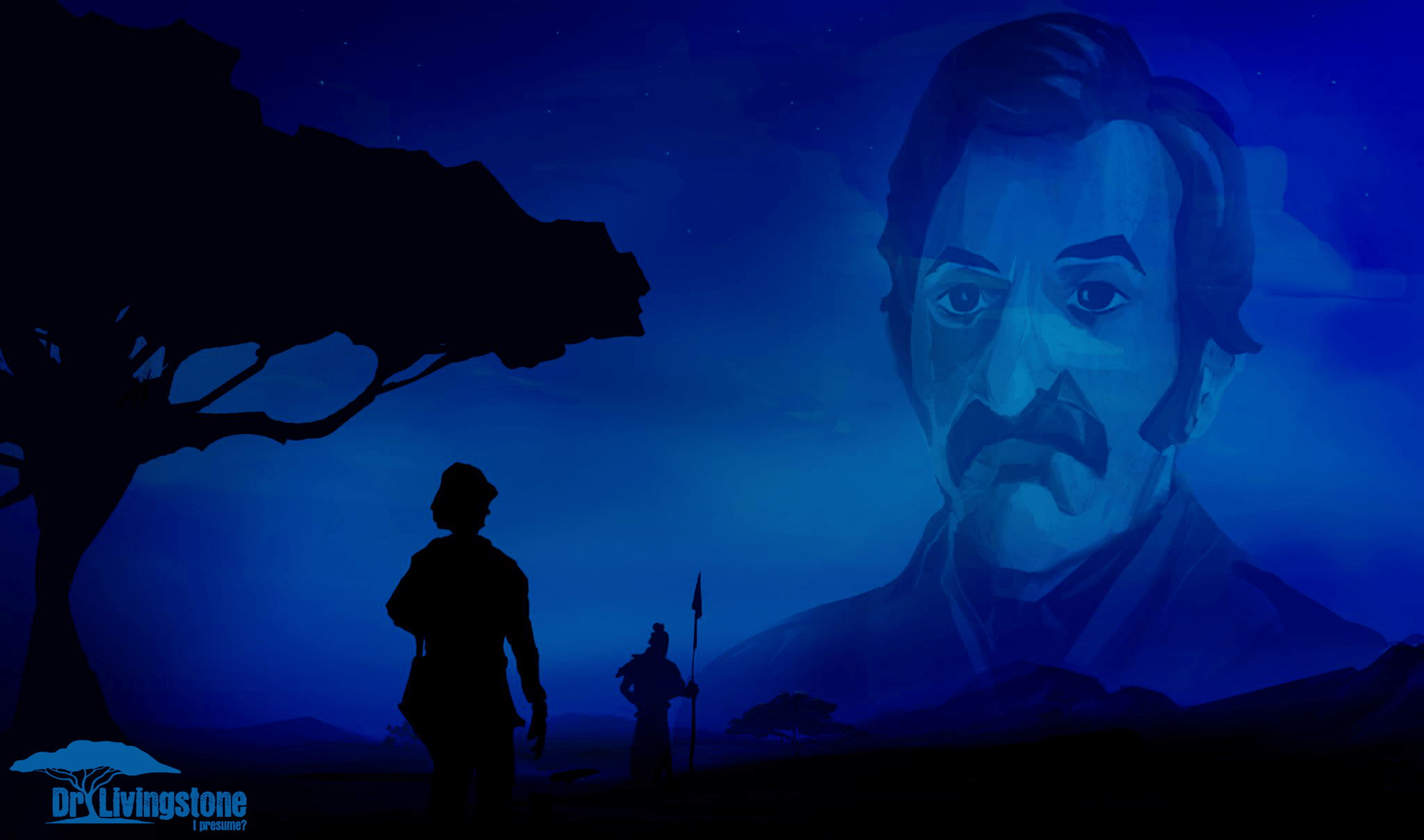 Night scene with Dr Livingstone game graphic r/conceptart