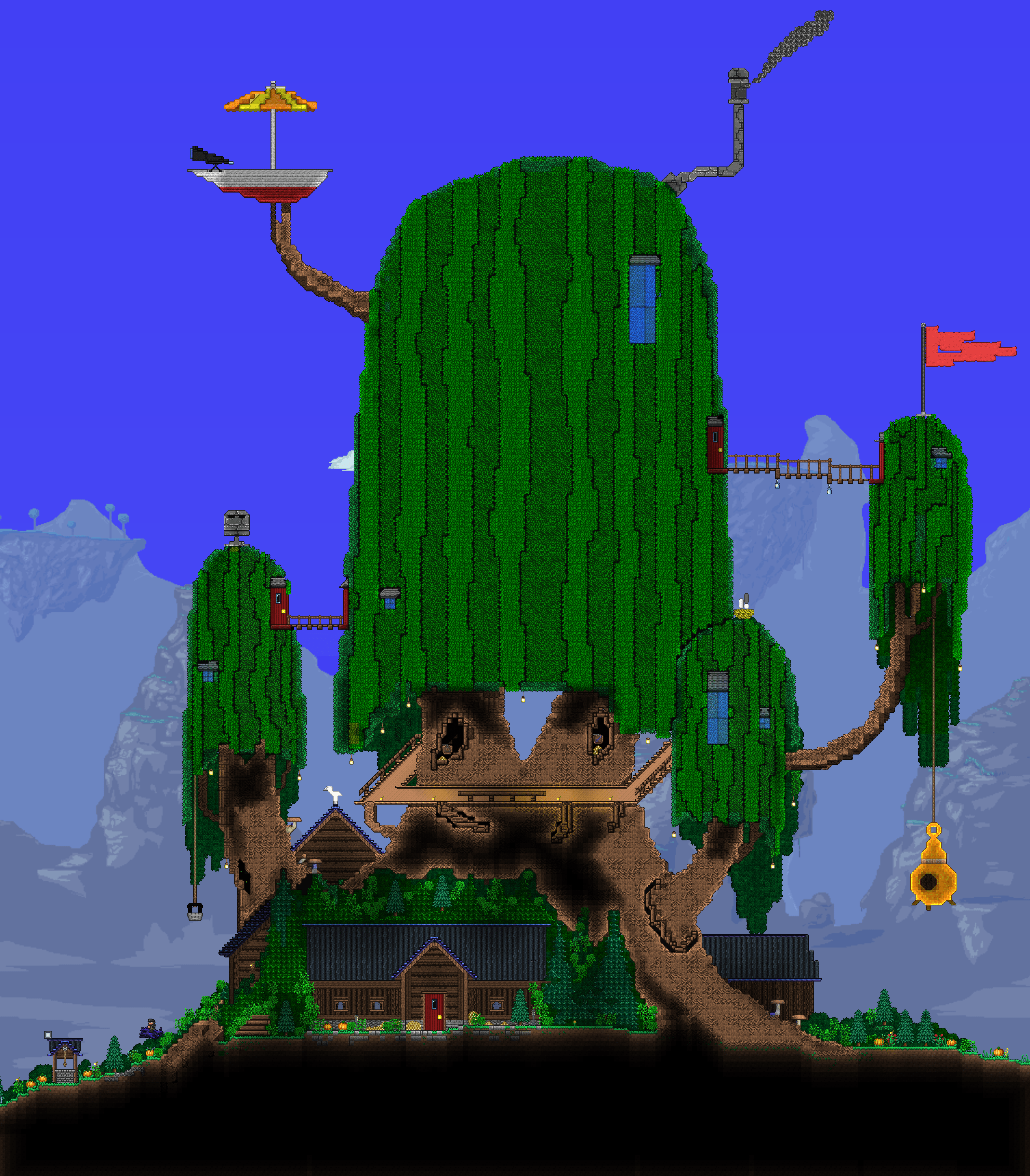 Come along with me; To a cliff under a tree... r/Terraria