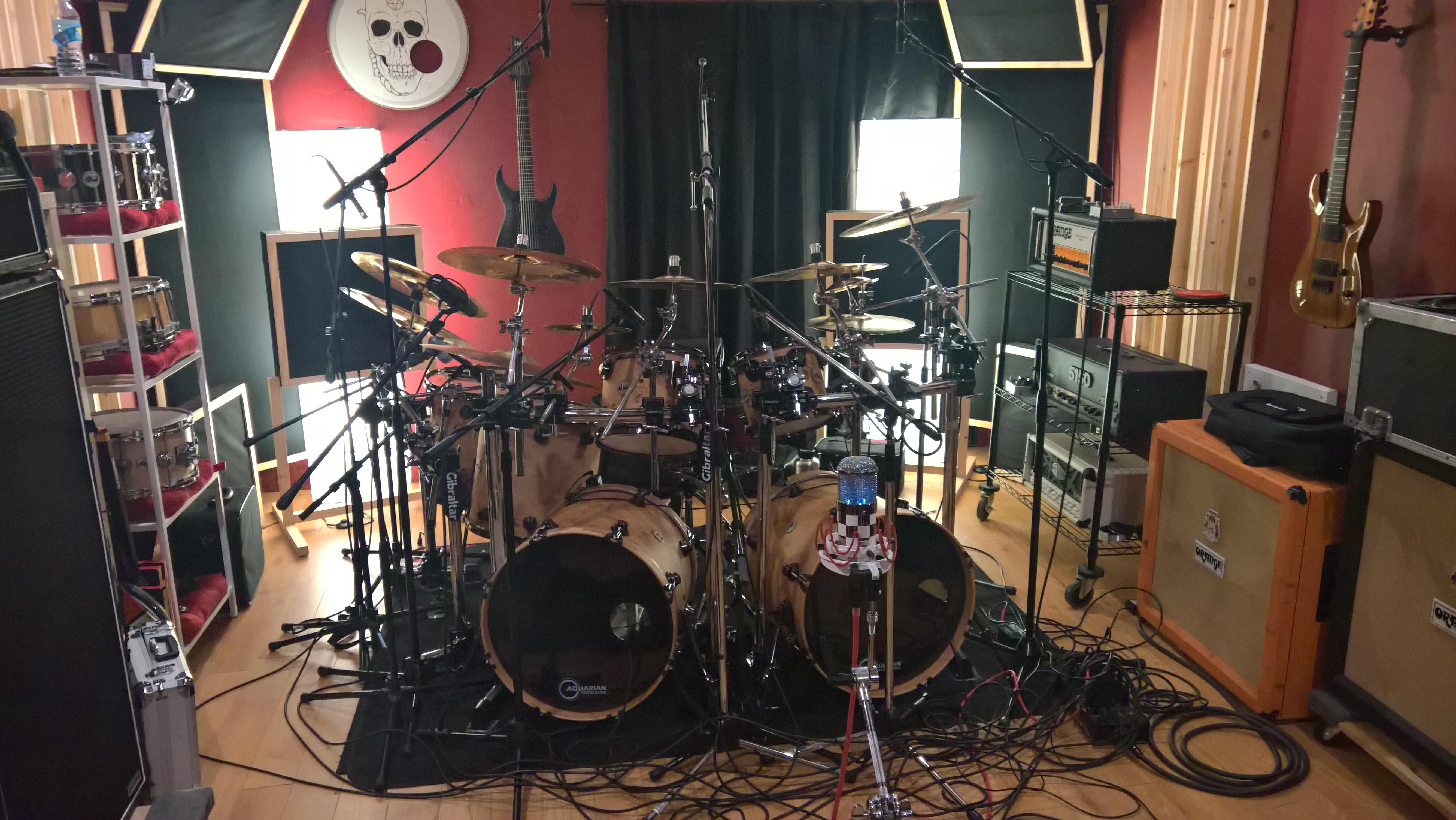 My setup in studio r/drums