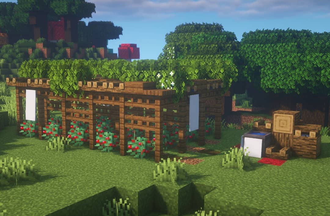 sweet berry farm! perfect for survival r/Minecraftbuilds