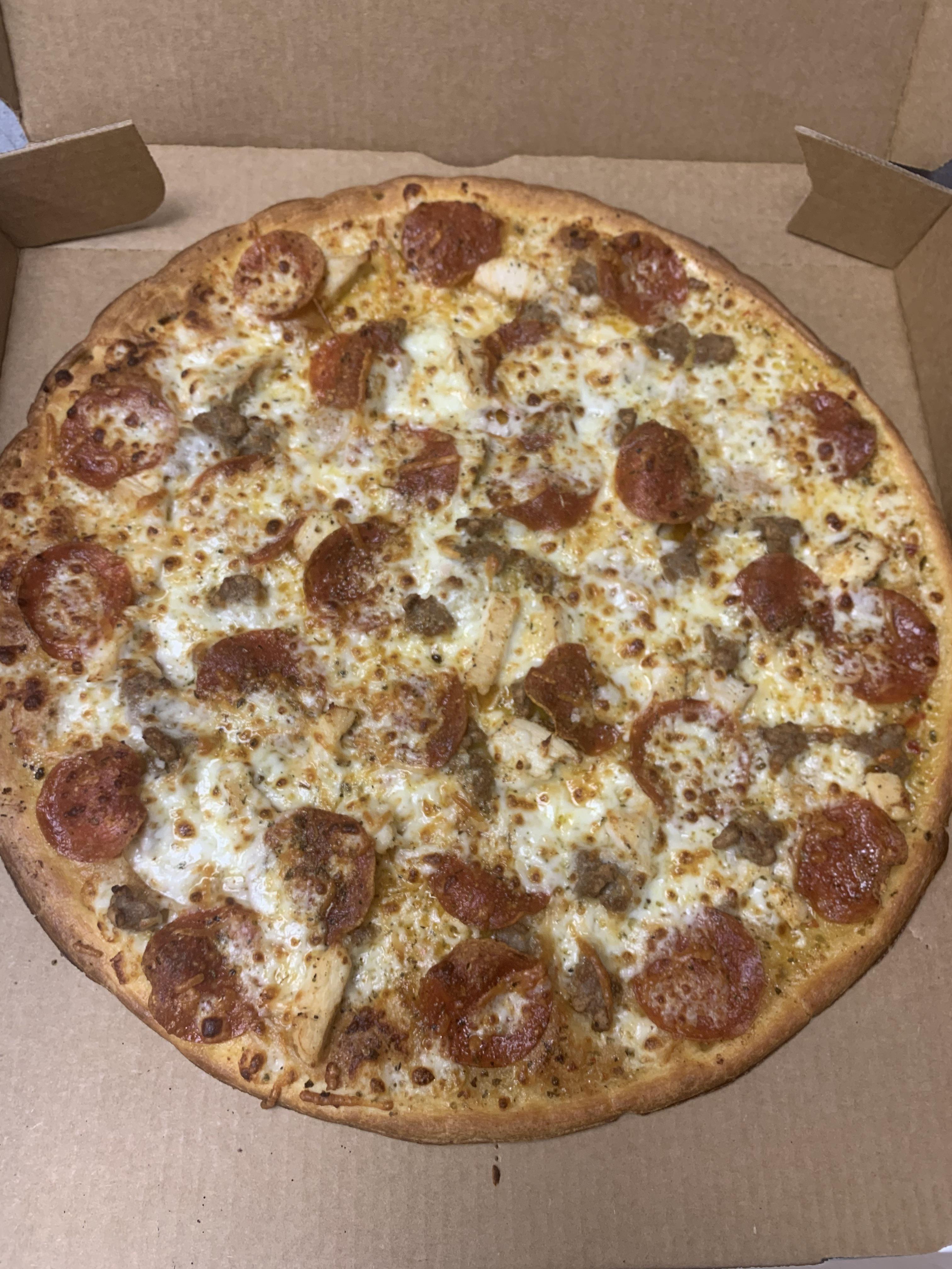 Spicy Garlic Base Sauce Pizza r/PapaJohns