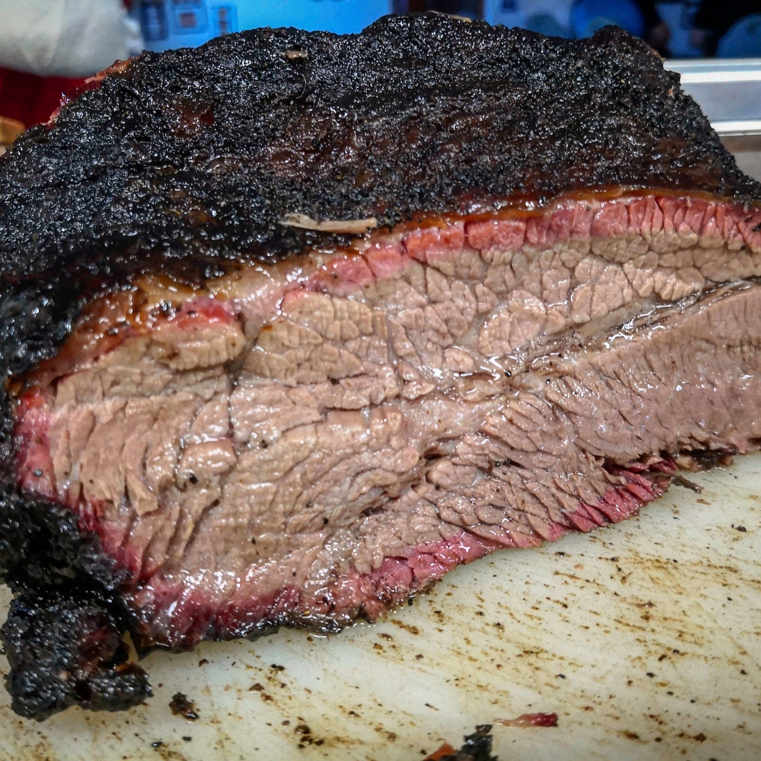 [Homemade] Pecan smoked Brisket point r/food