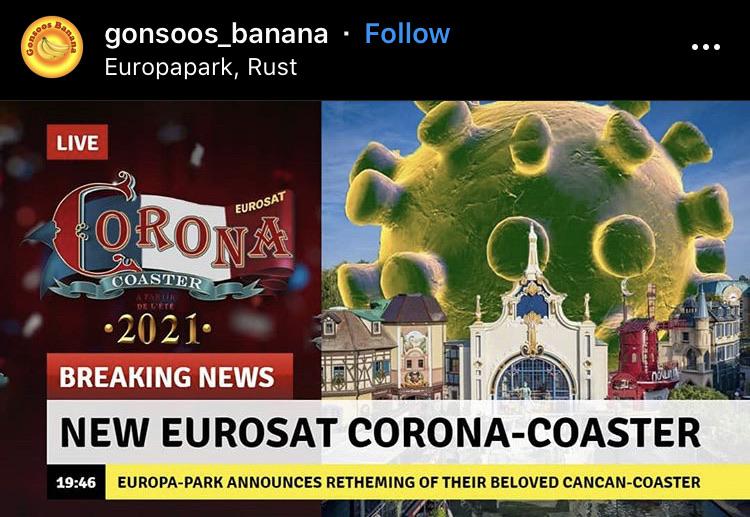 New for the 2021 season, Eurosat CanCan coaster will Eurosat Corona Coaster with new