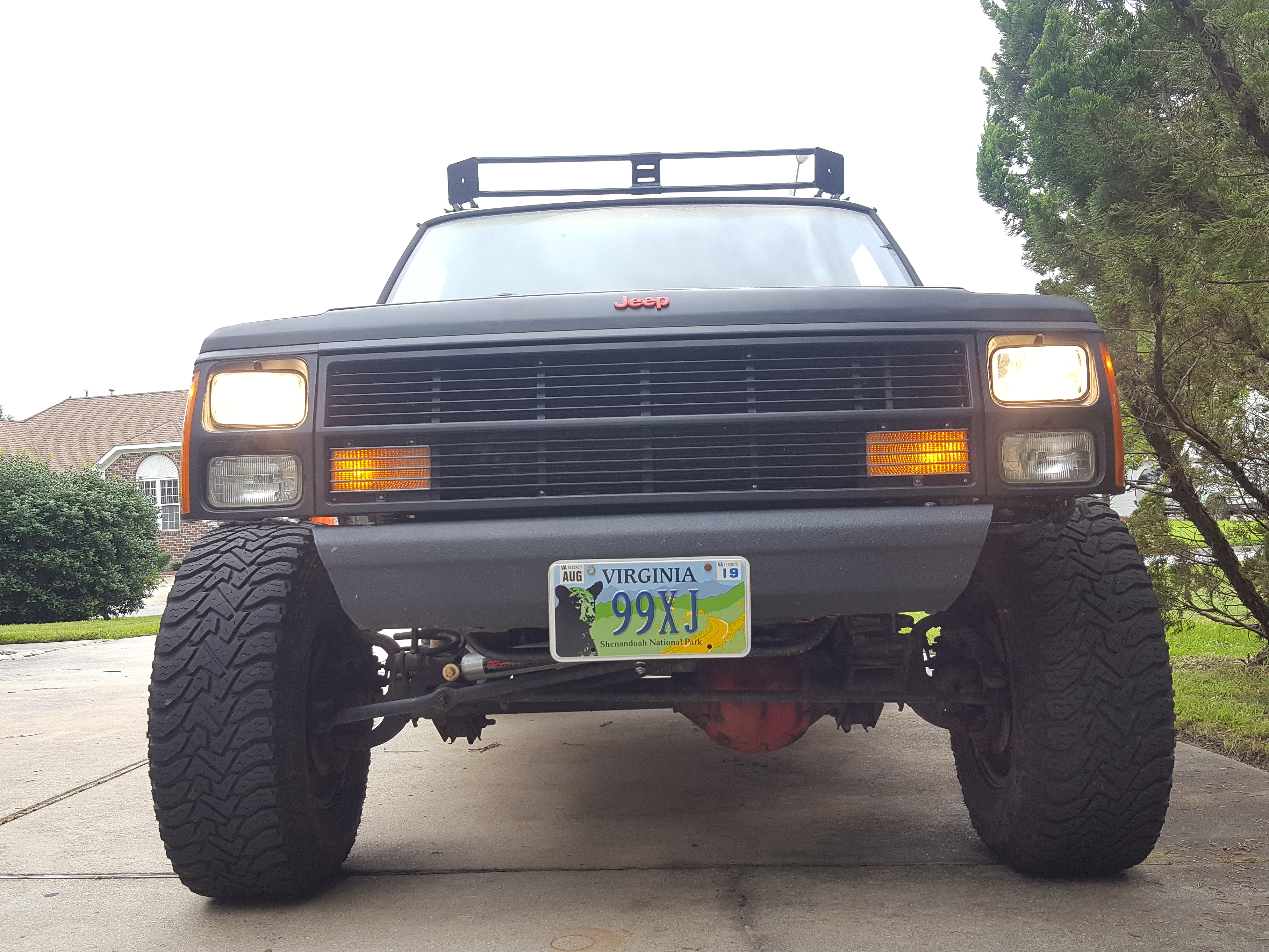 Test fit of the Wagoneer XJ header panel r/CherokeeXJ