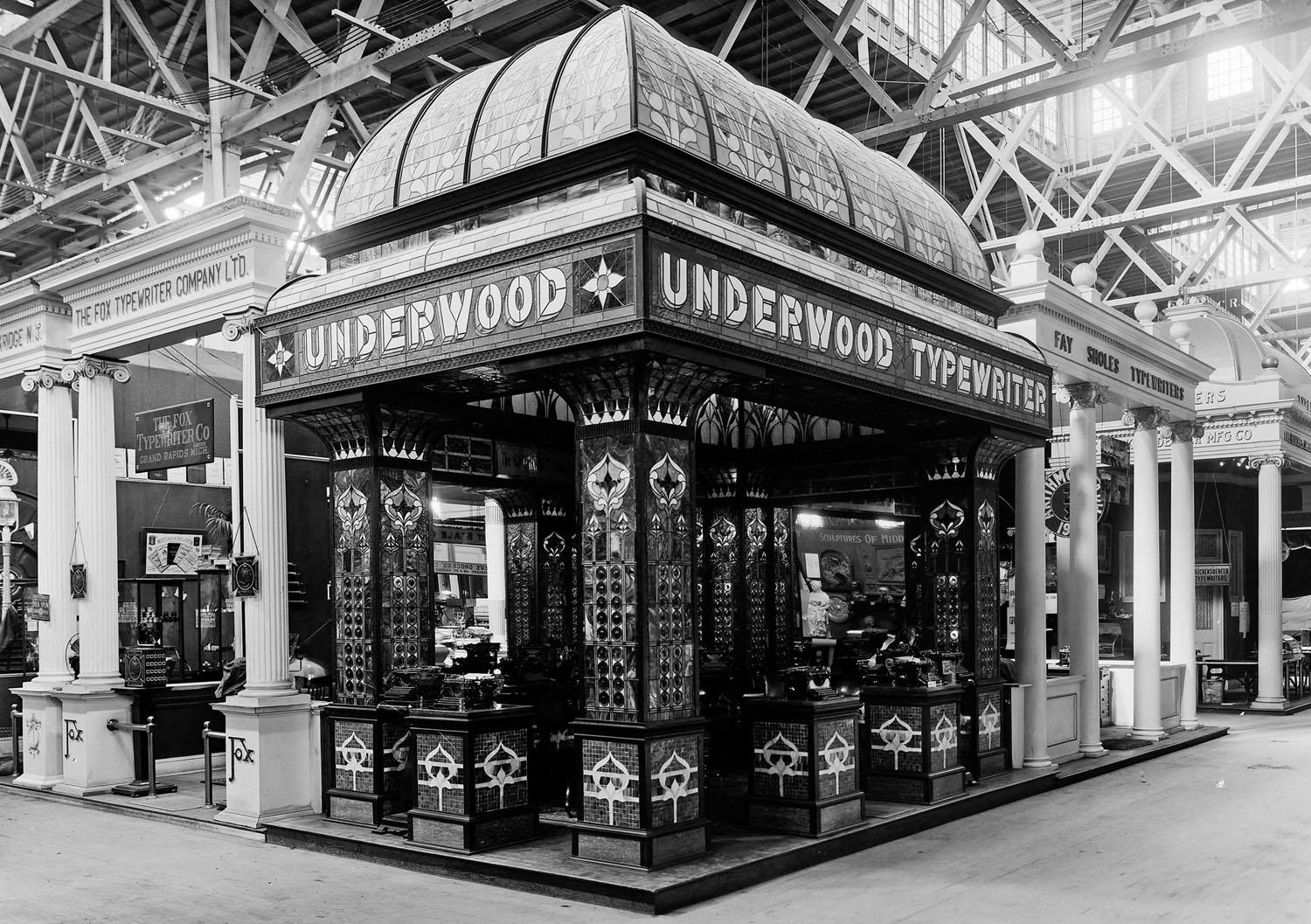 1904 Worlds Fair Underwood Typewriter exhibit r/typewriters