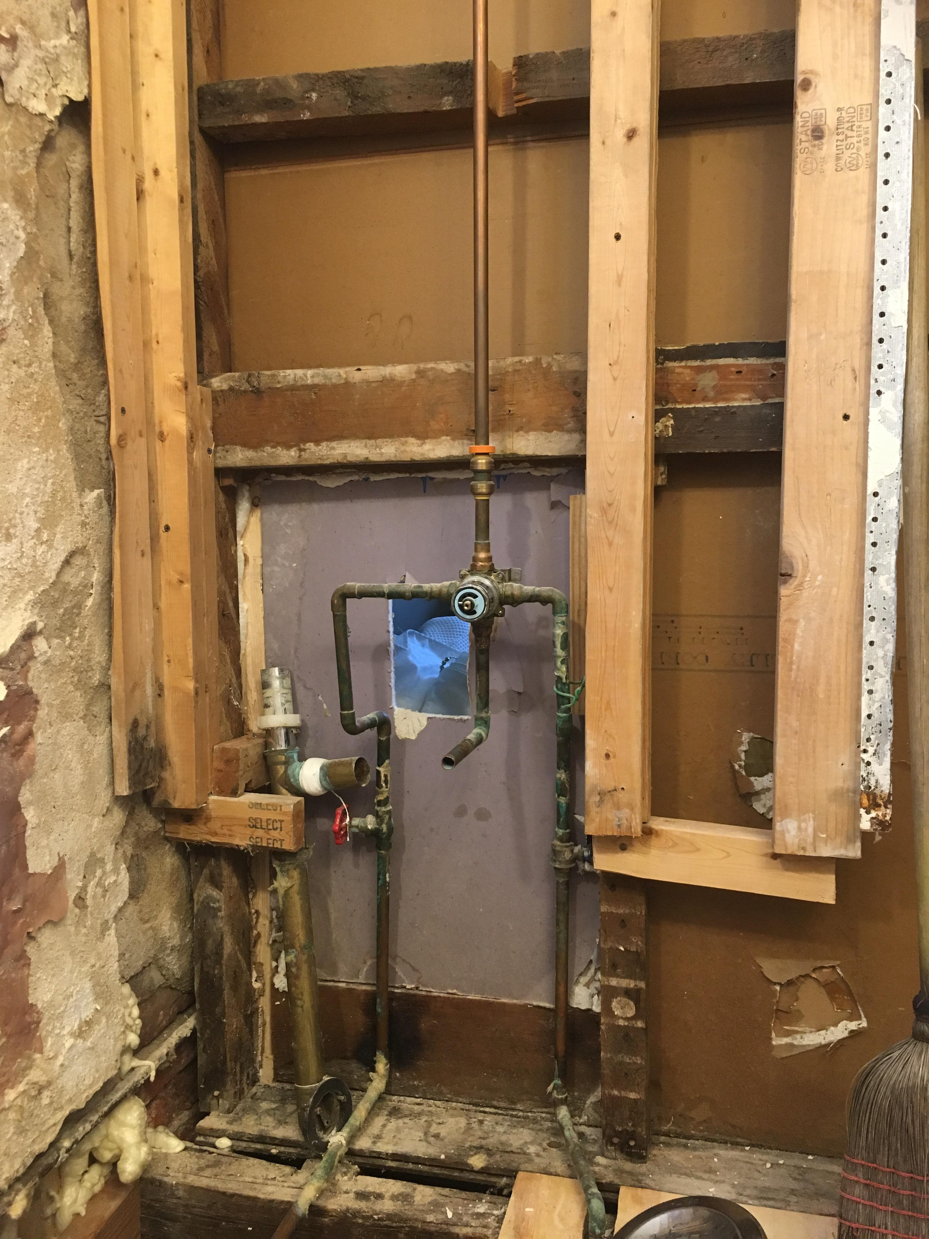 How to move bath/shower diverter r/Plumbing